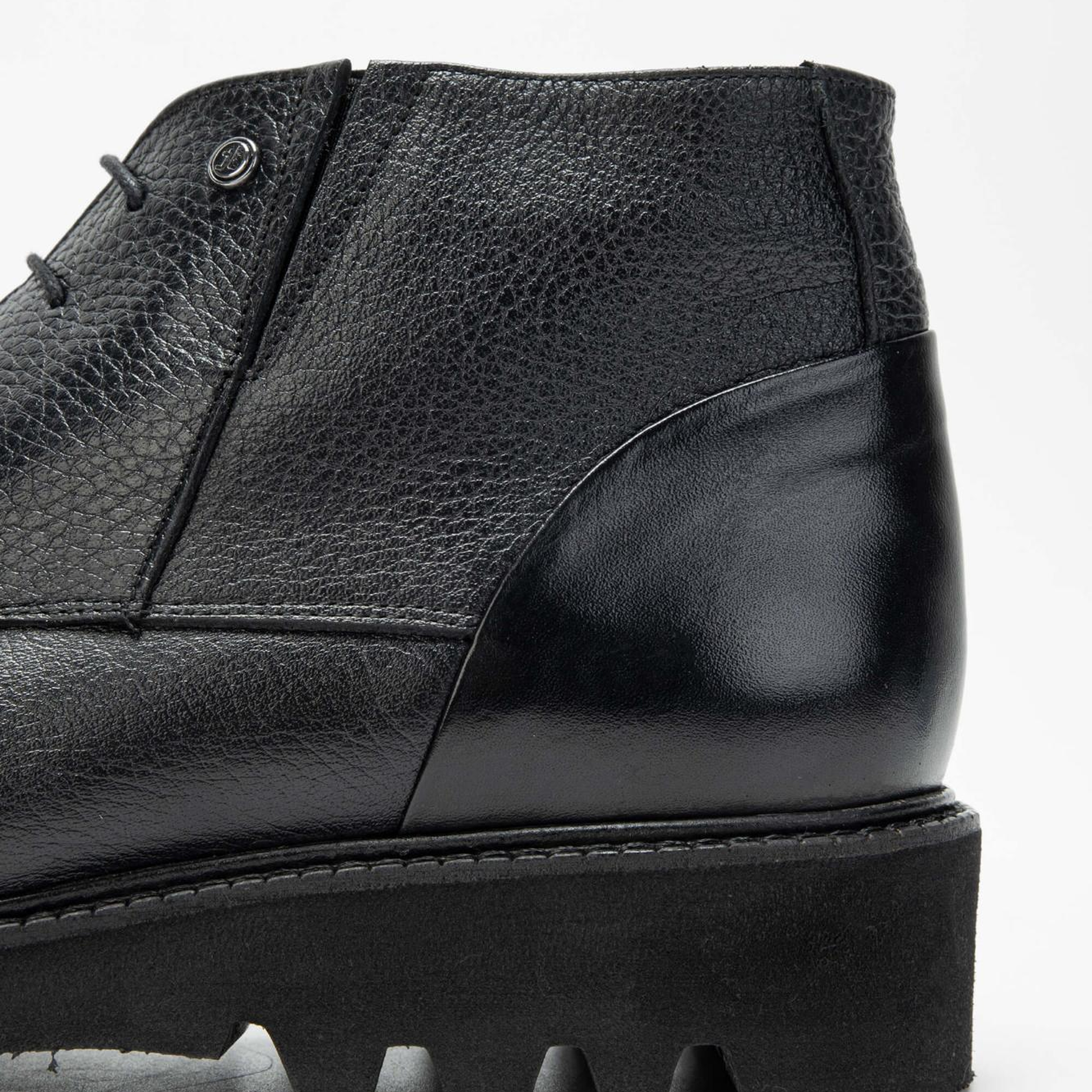 Tamer Tanca Erkek Hakiki Deri Siyah Casual Bot