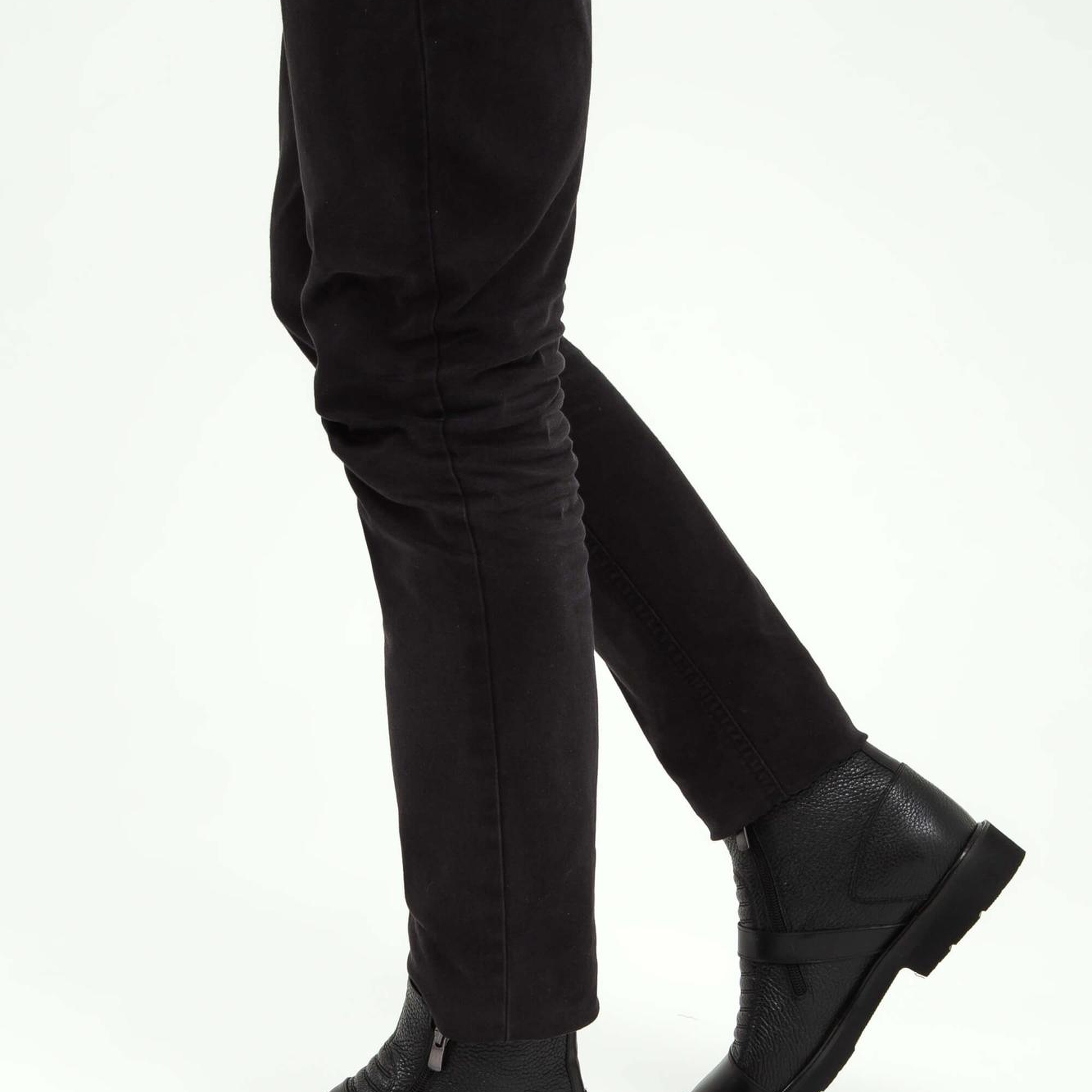 Tamer Tanca Erkek Hakiki Deri Siyah Klasik Bot