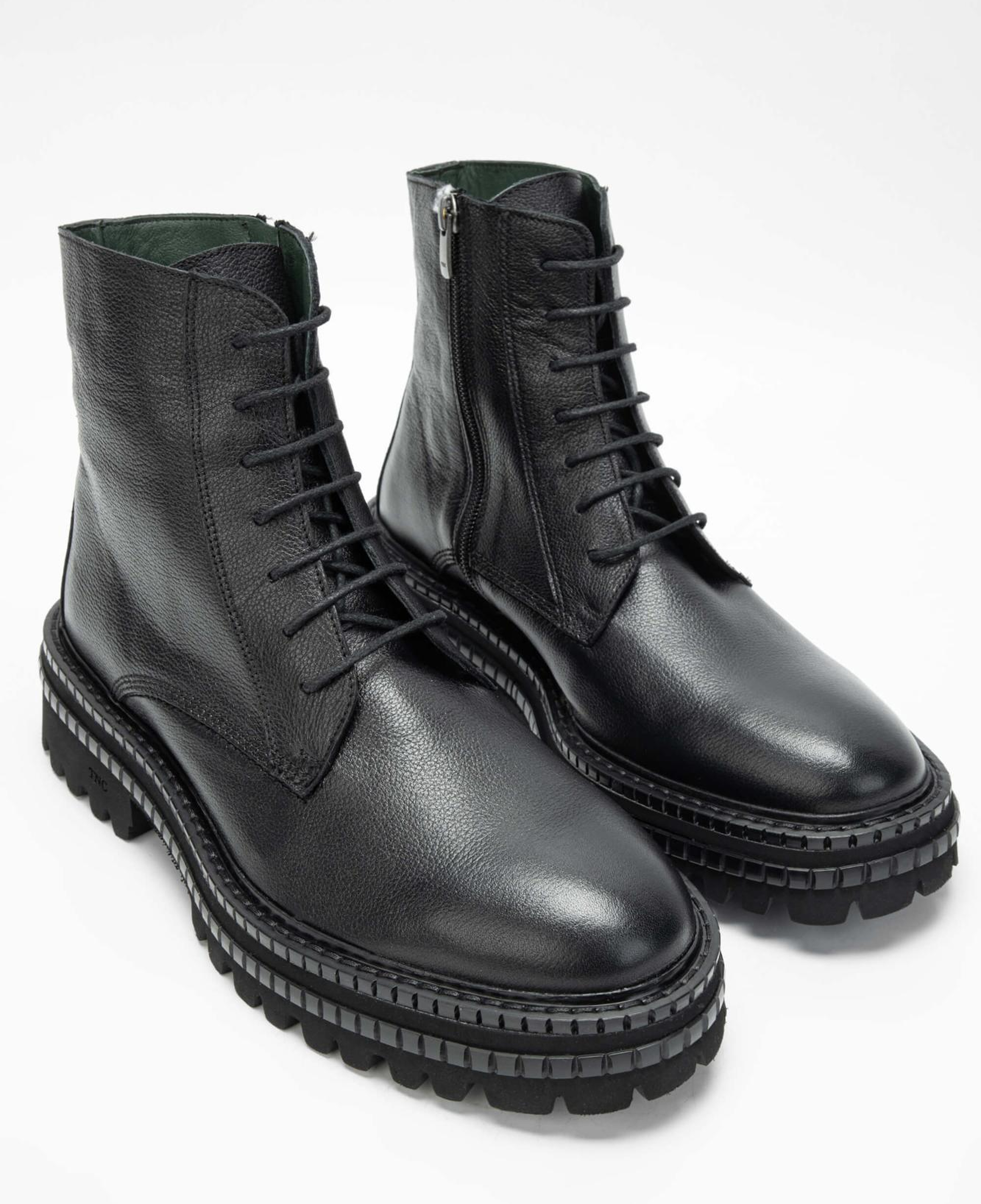 Tamer Tanca Erkek Hakiki Deri Siyah POSTAL Bot