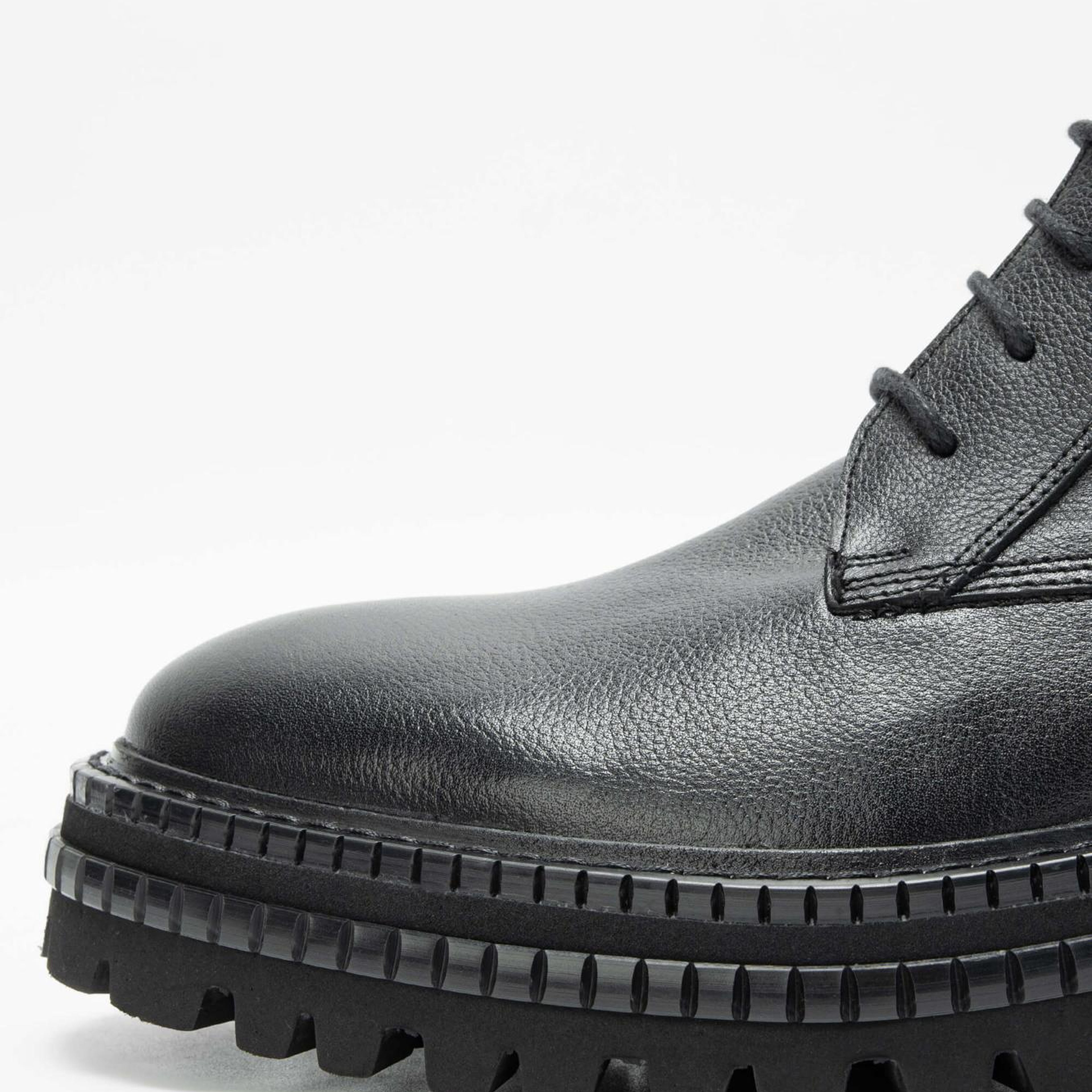 Tamer Tanca Erkek Hakiki Deri Siyah POSTAL Bot