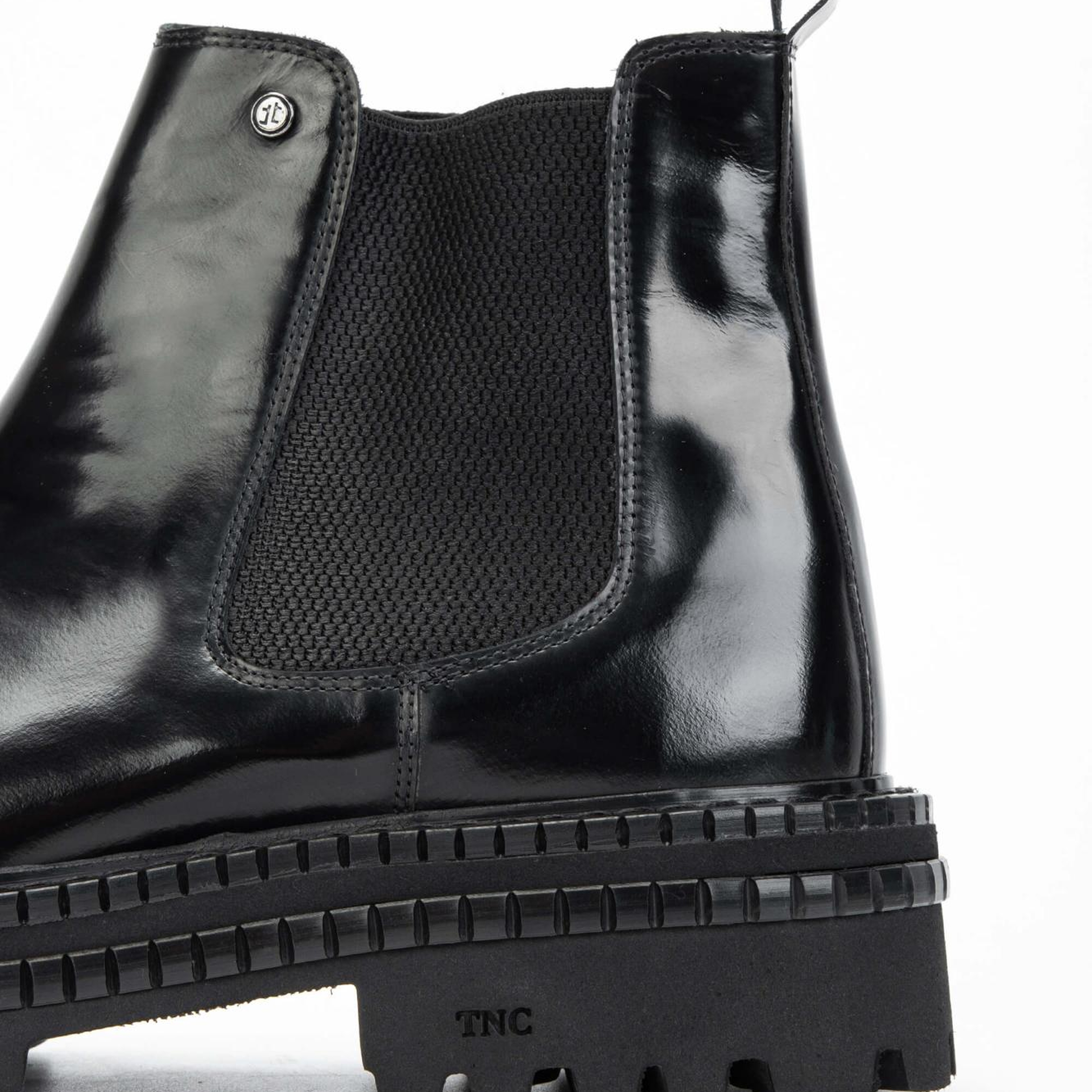 Tamer Tanca Erkek Hakiki Deri Siyah Açma Casual Bot