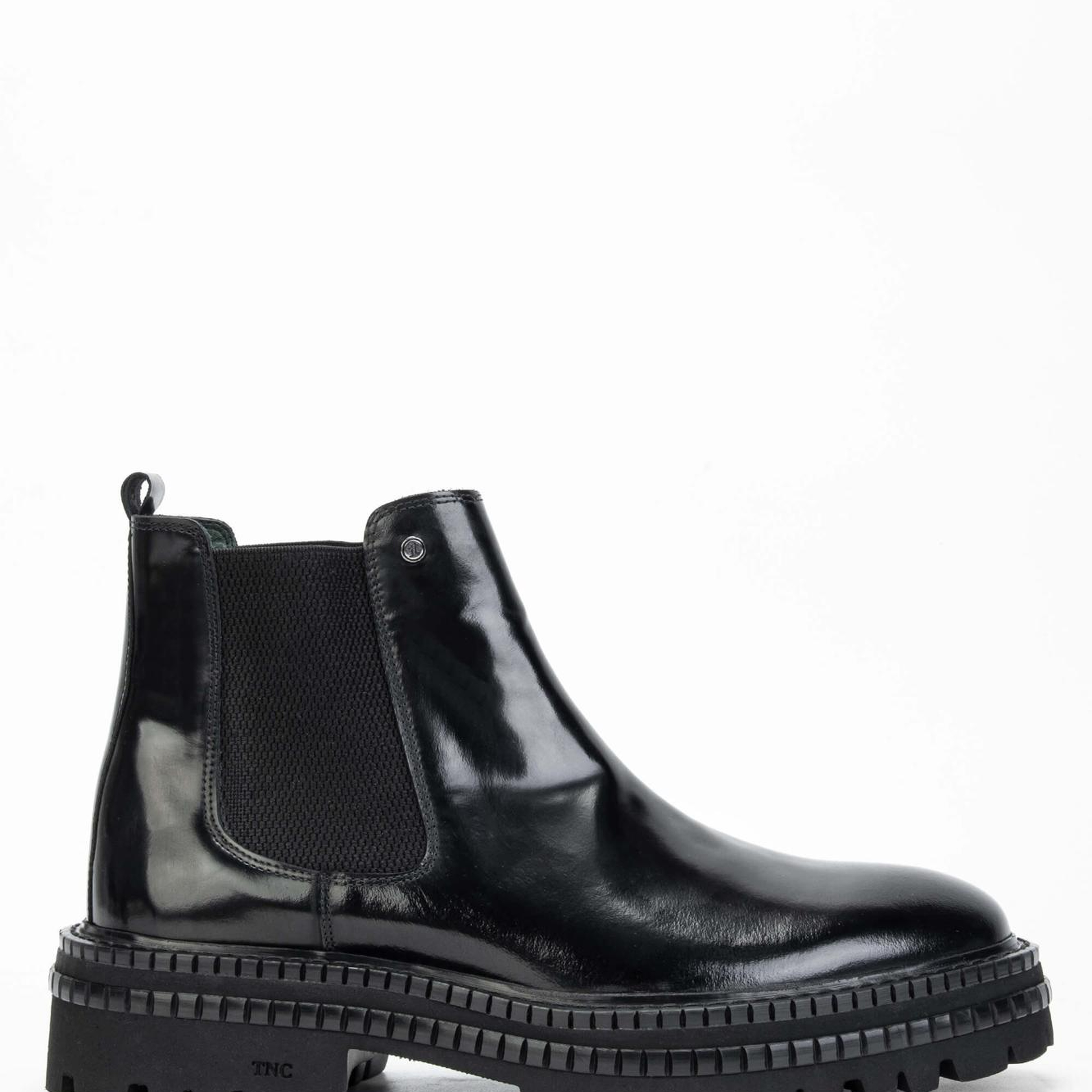 Tamer Tanca Erkek Hakiki Deri Siyah Açma Casual Bot