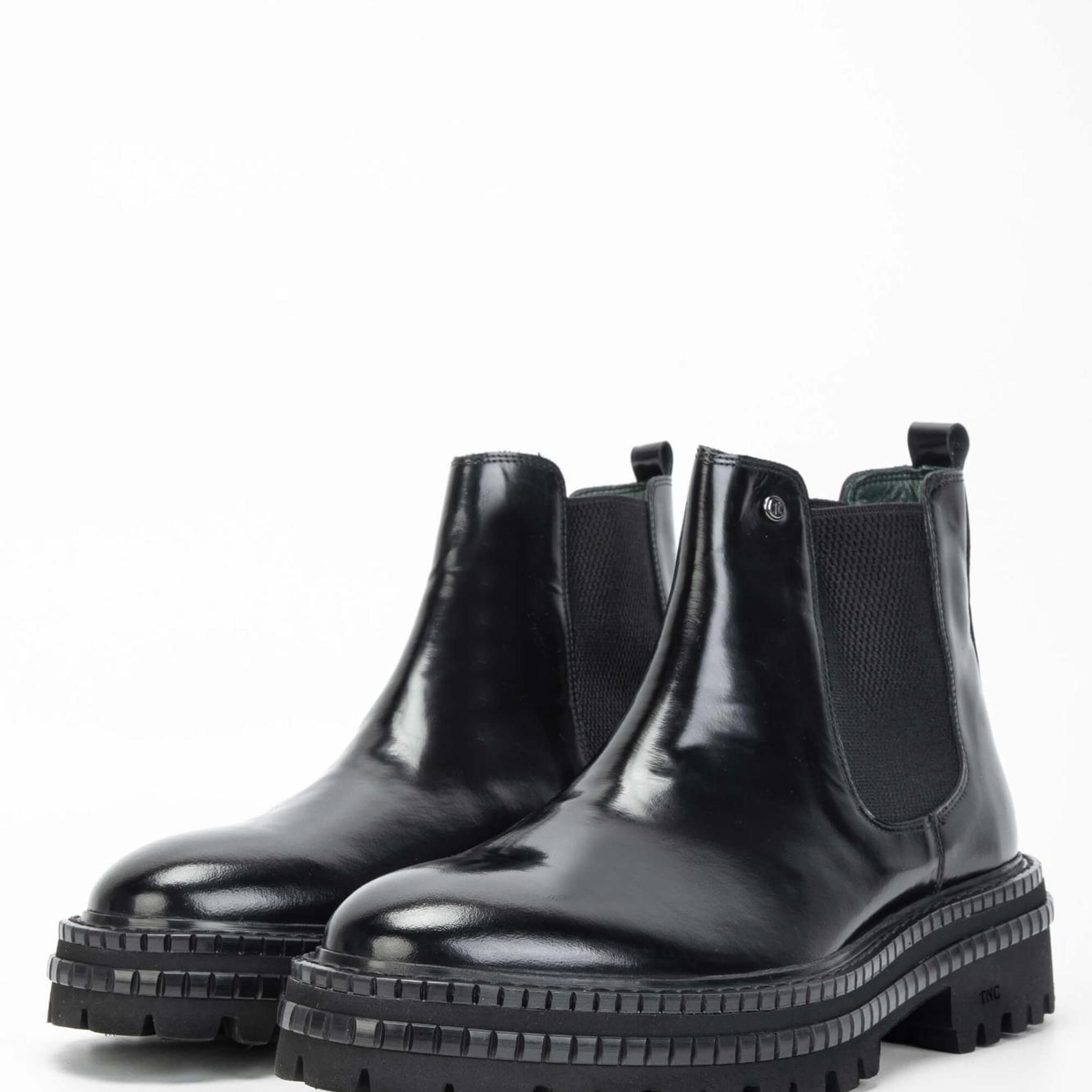 Tamer Tanca Erkek Hakiki Deri Siyah Açma Casual Bot