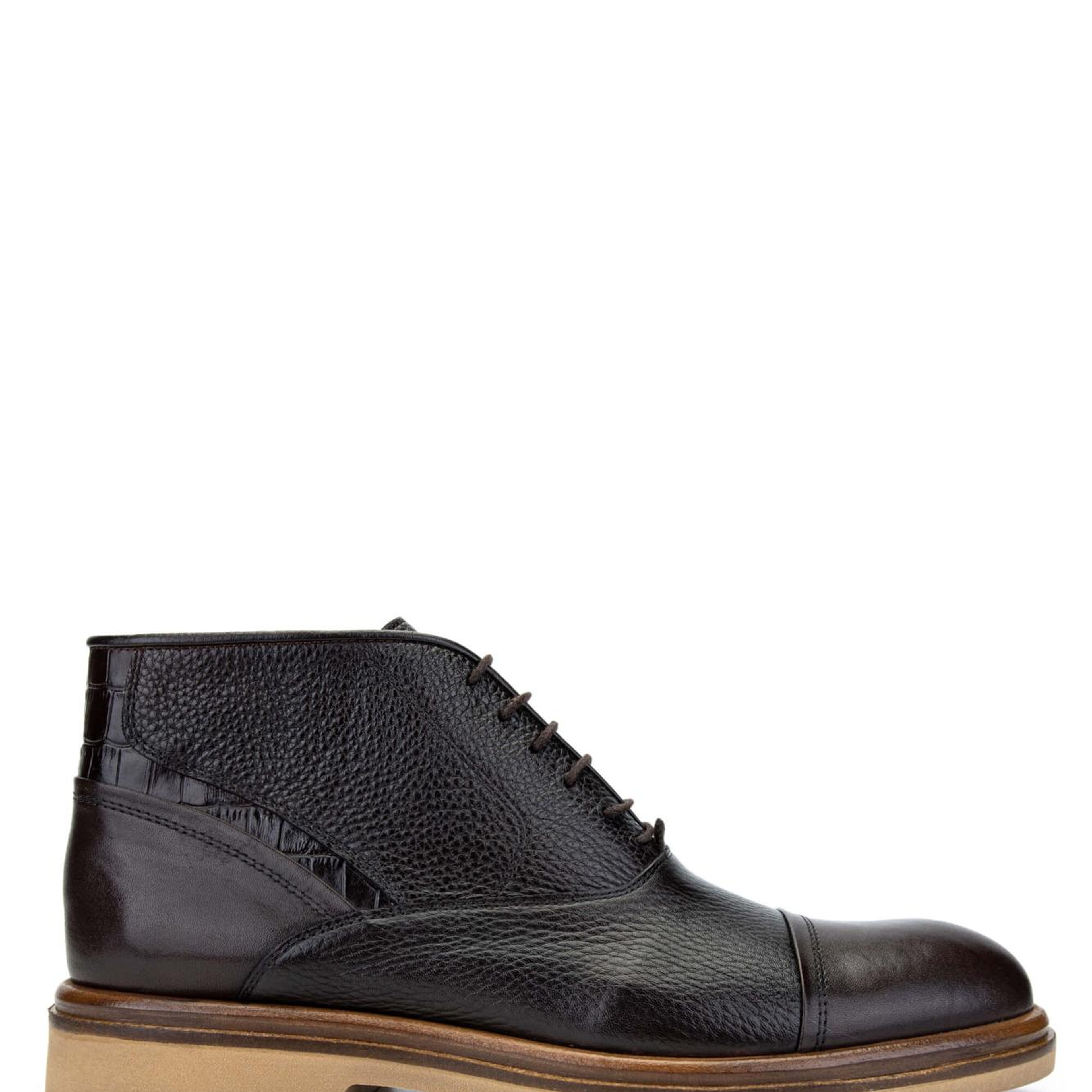 Tamer Tanca Erkek Hakiki Deri Kahverengi Casual Bot