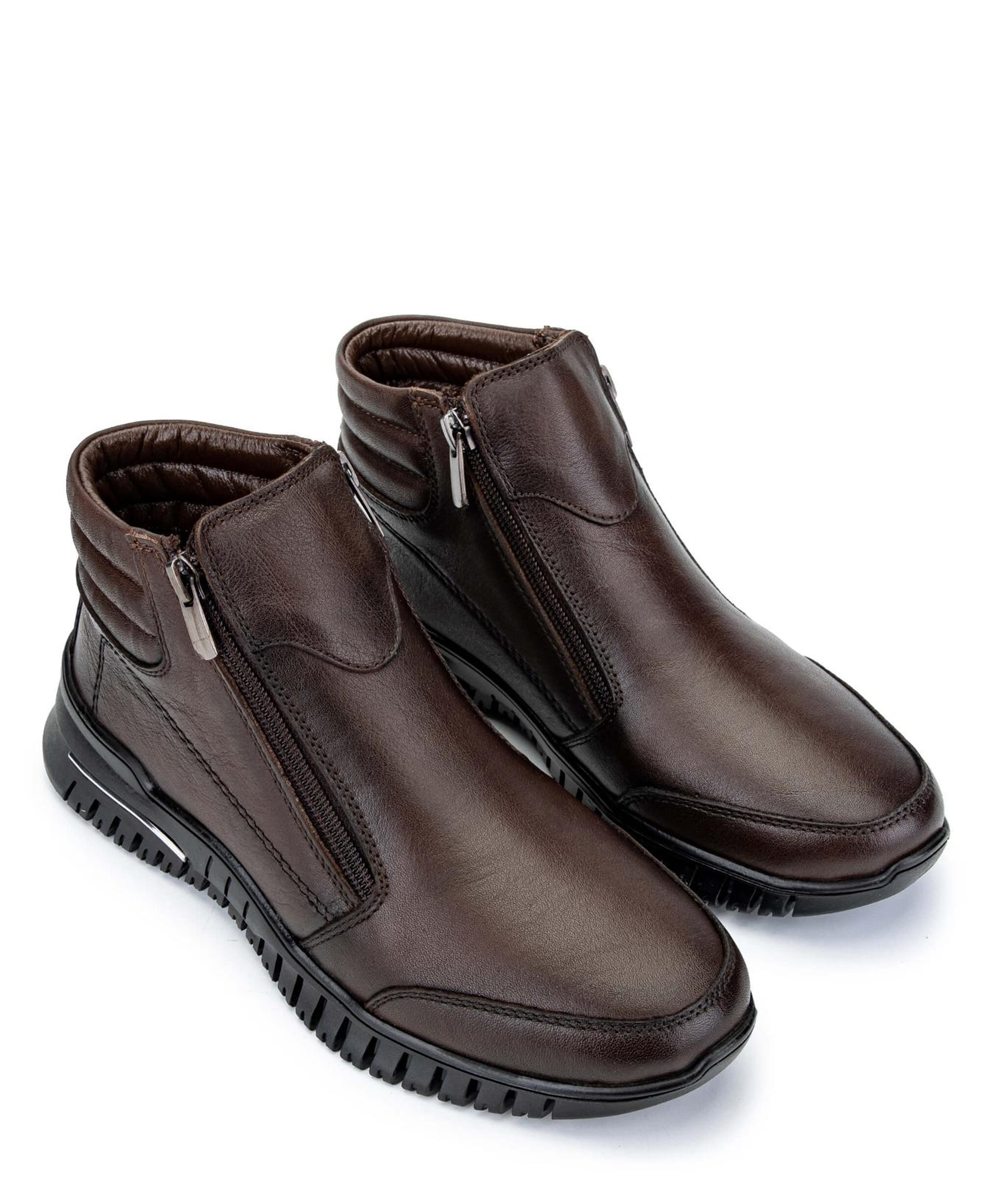 Tamer Tanca Kadın Hakiki Deri Kahverengi Casual Bot