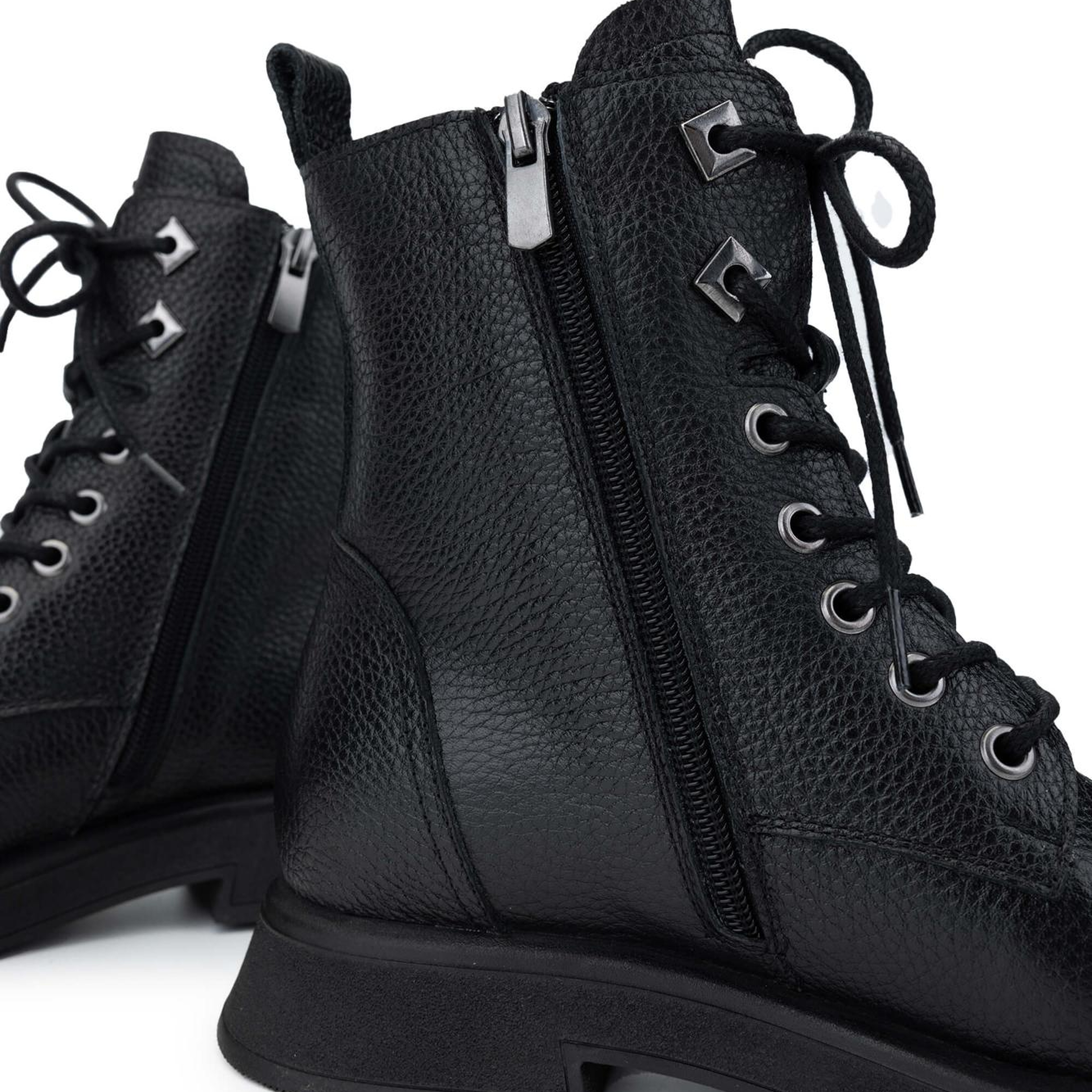 Tamer Tanca Kadın Hakiki Deri Siyah Floter Casual Bot