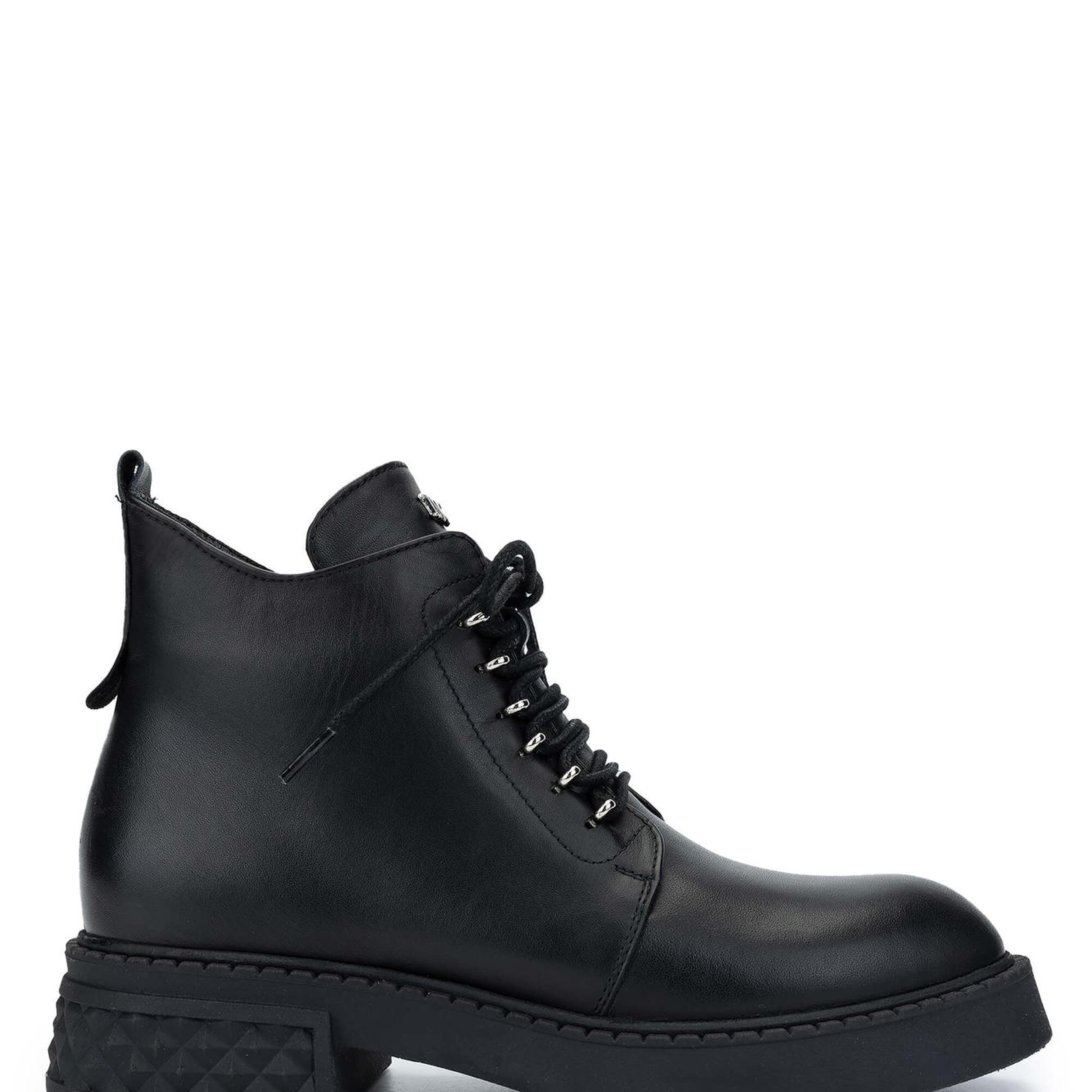 Tamer Tanca Kadın Hakiki Deri Siyah Deri Casual Bot