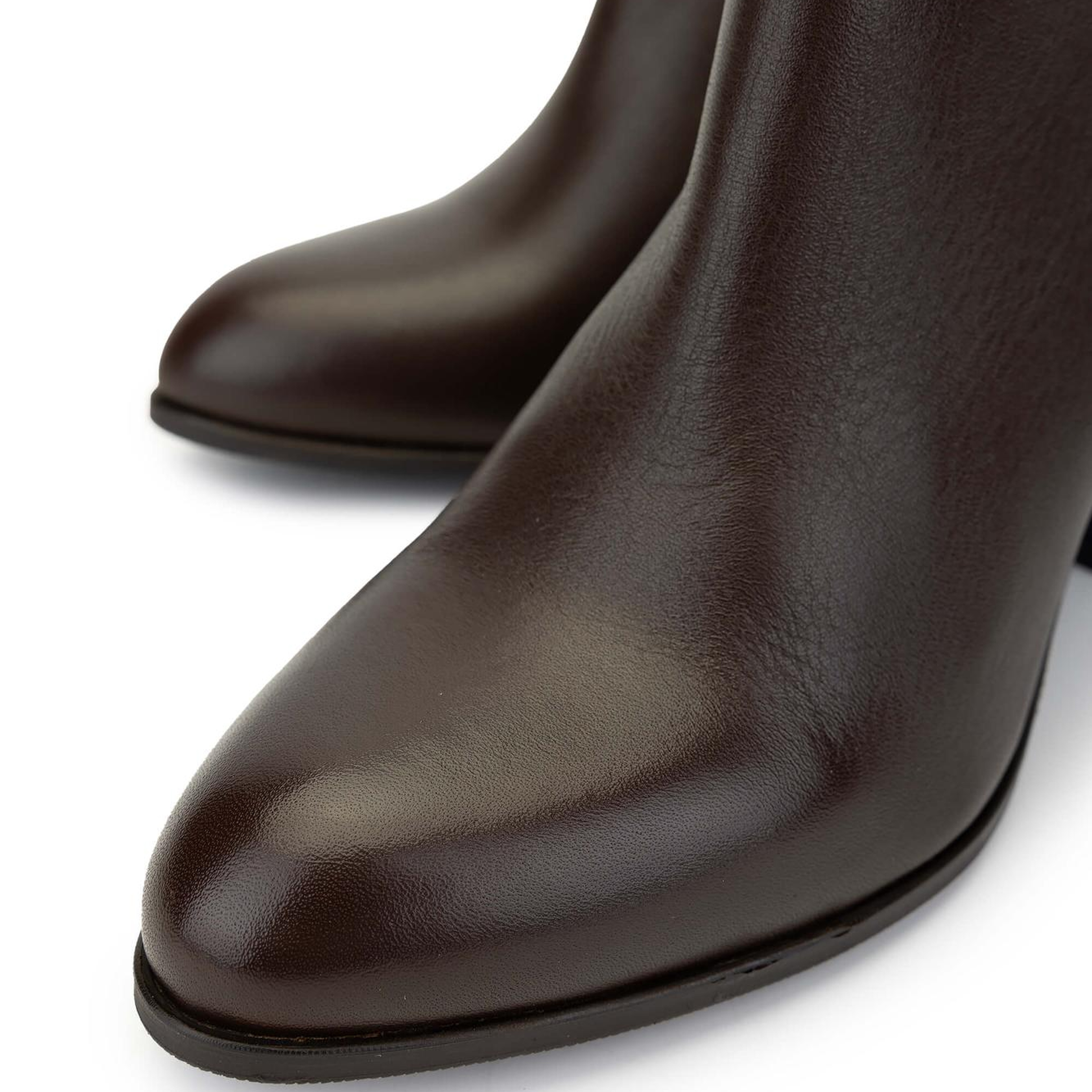 Tamer Tanca Kadın Hakiki Deri Kahverengi Topuklu Bot