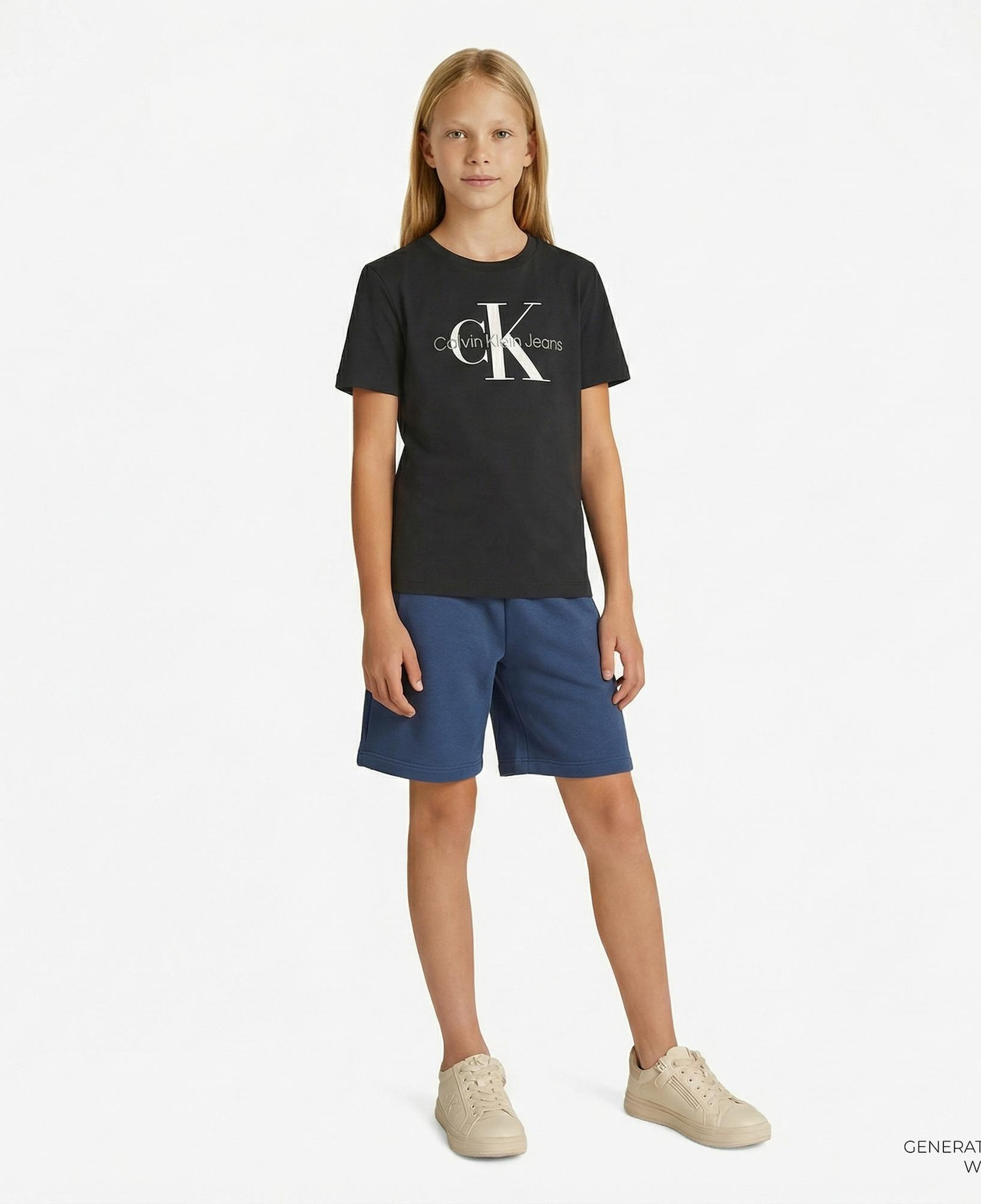 Calvin Klein Çocuk Siyah T-Shirt