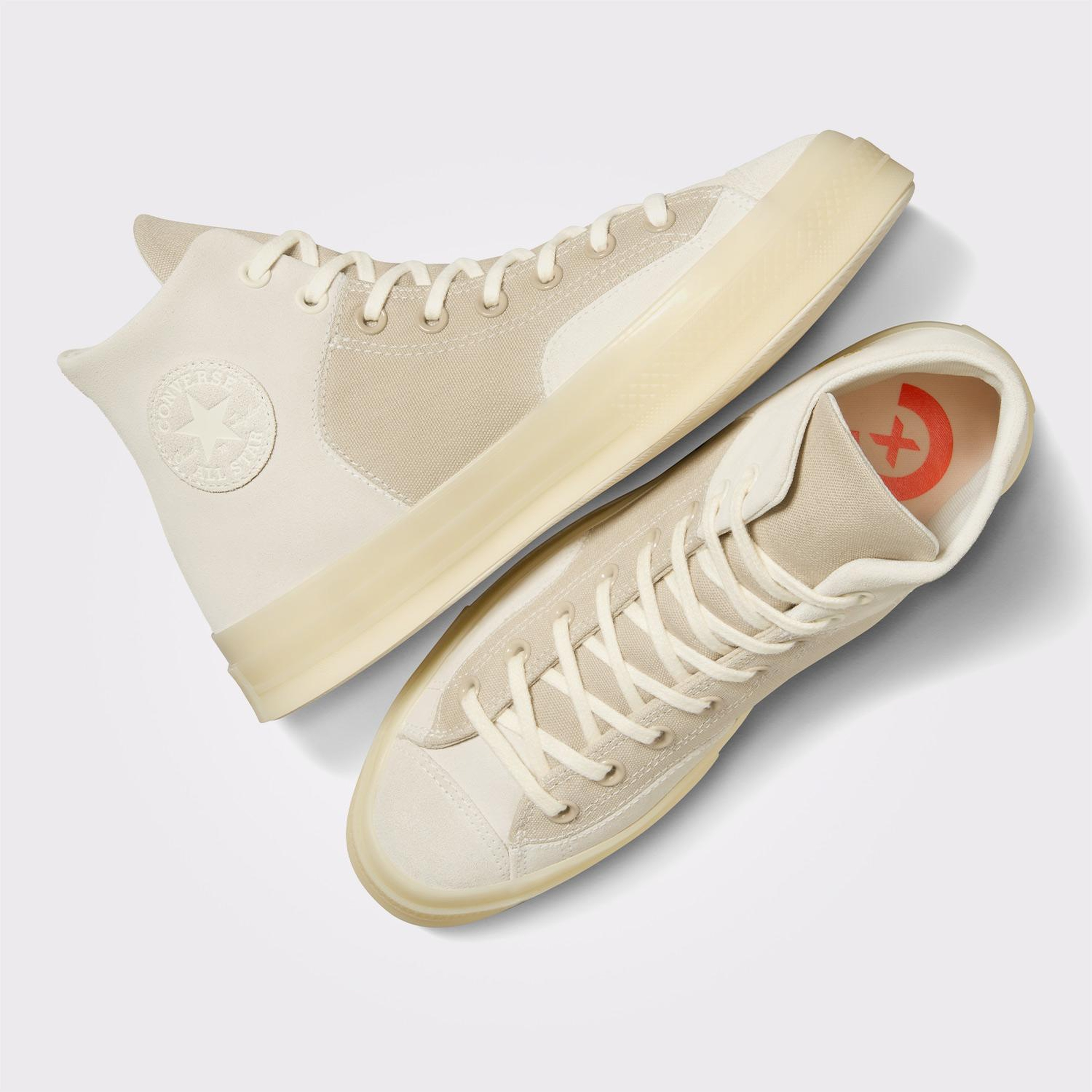 Converse Chuck 70 Marquis Mixed Materials Unisex Bej Süet Sneaker