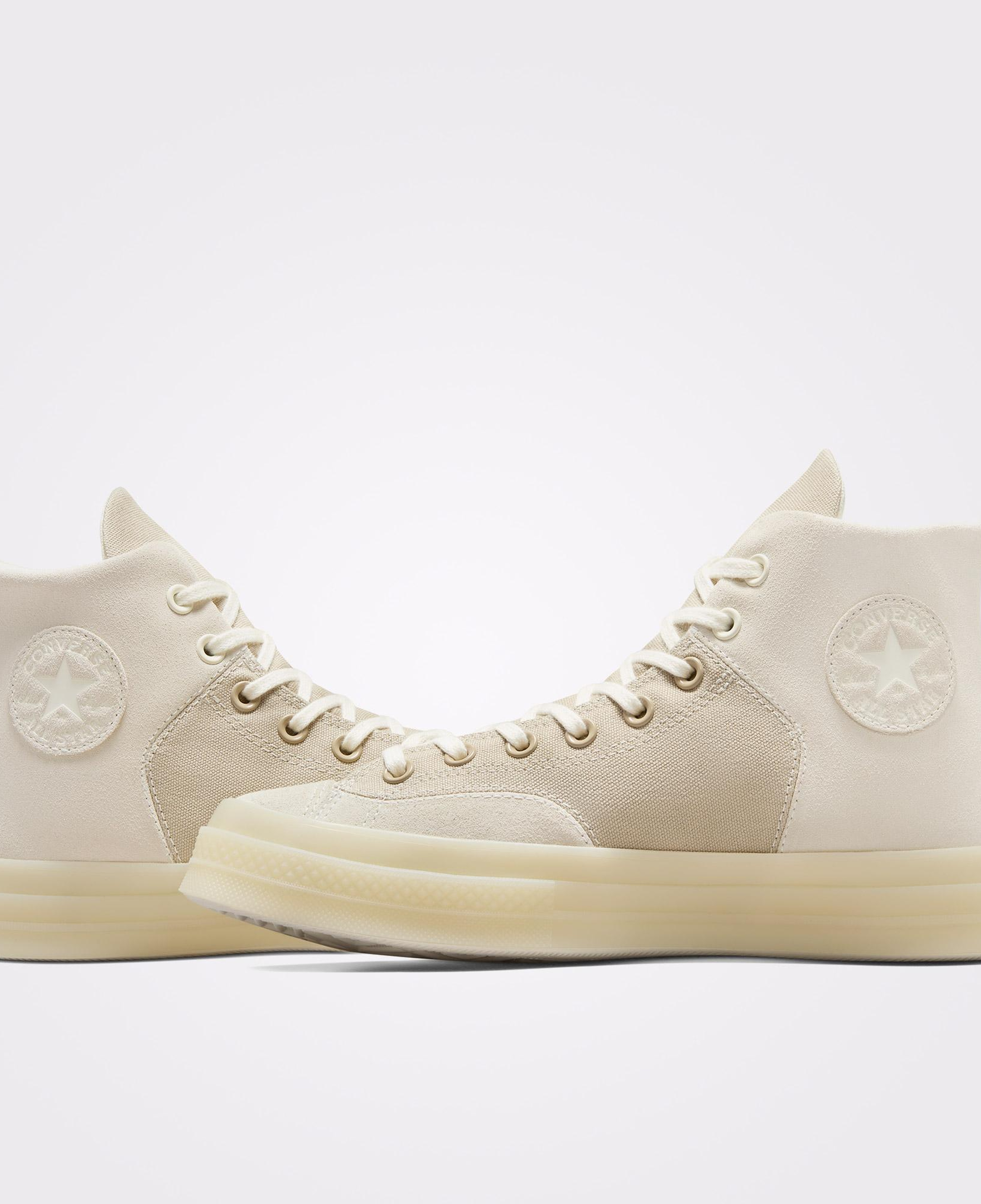 Converse Chuck 70 Marquis Mixed Materials Unisex Bej Süet Sneaker