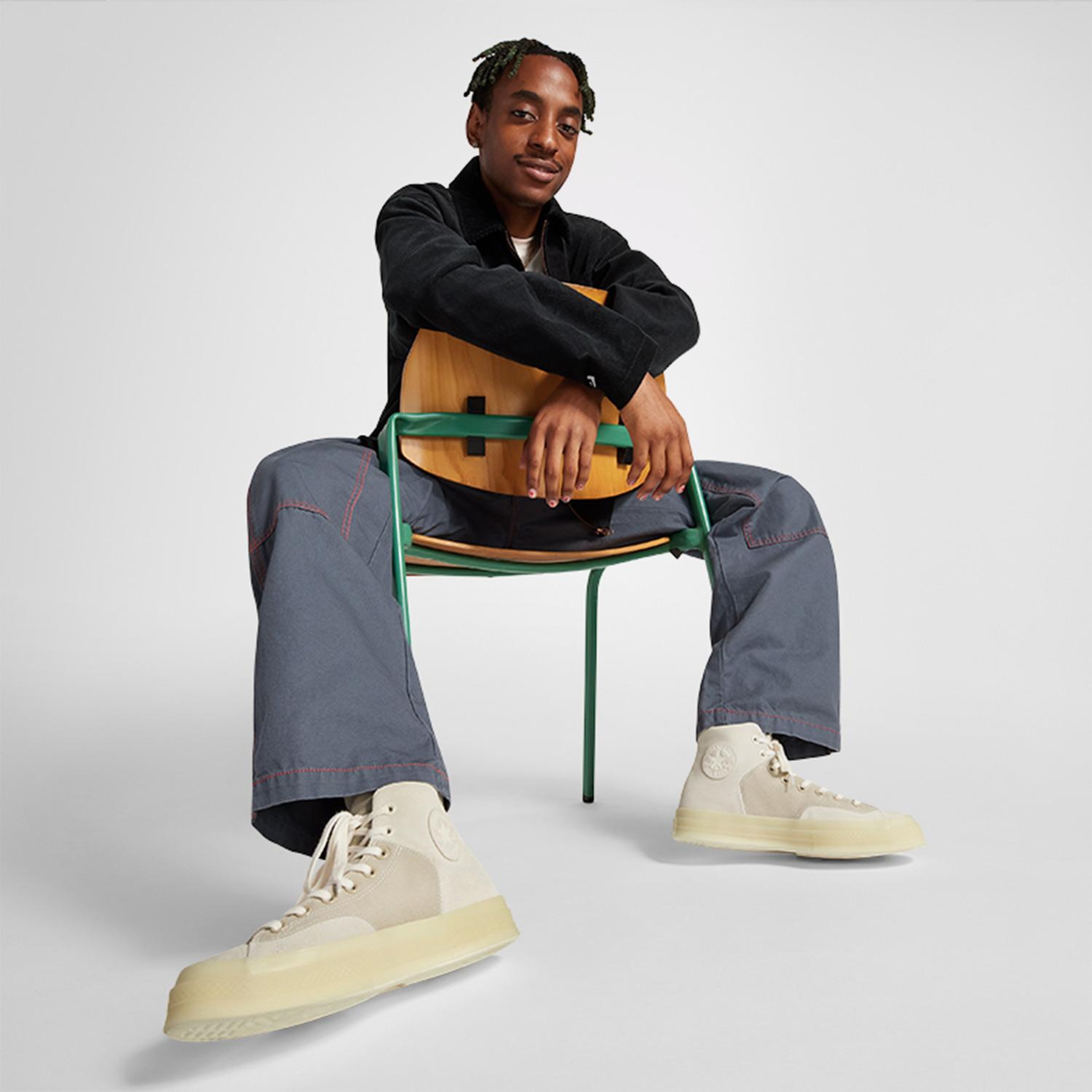 Converse Chuck 70 Marquis Mixed Materials Unisex Bej Süet Sneaker