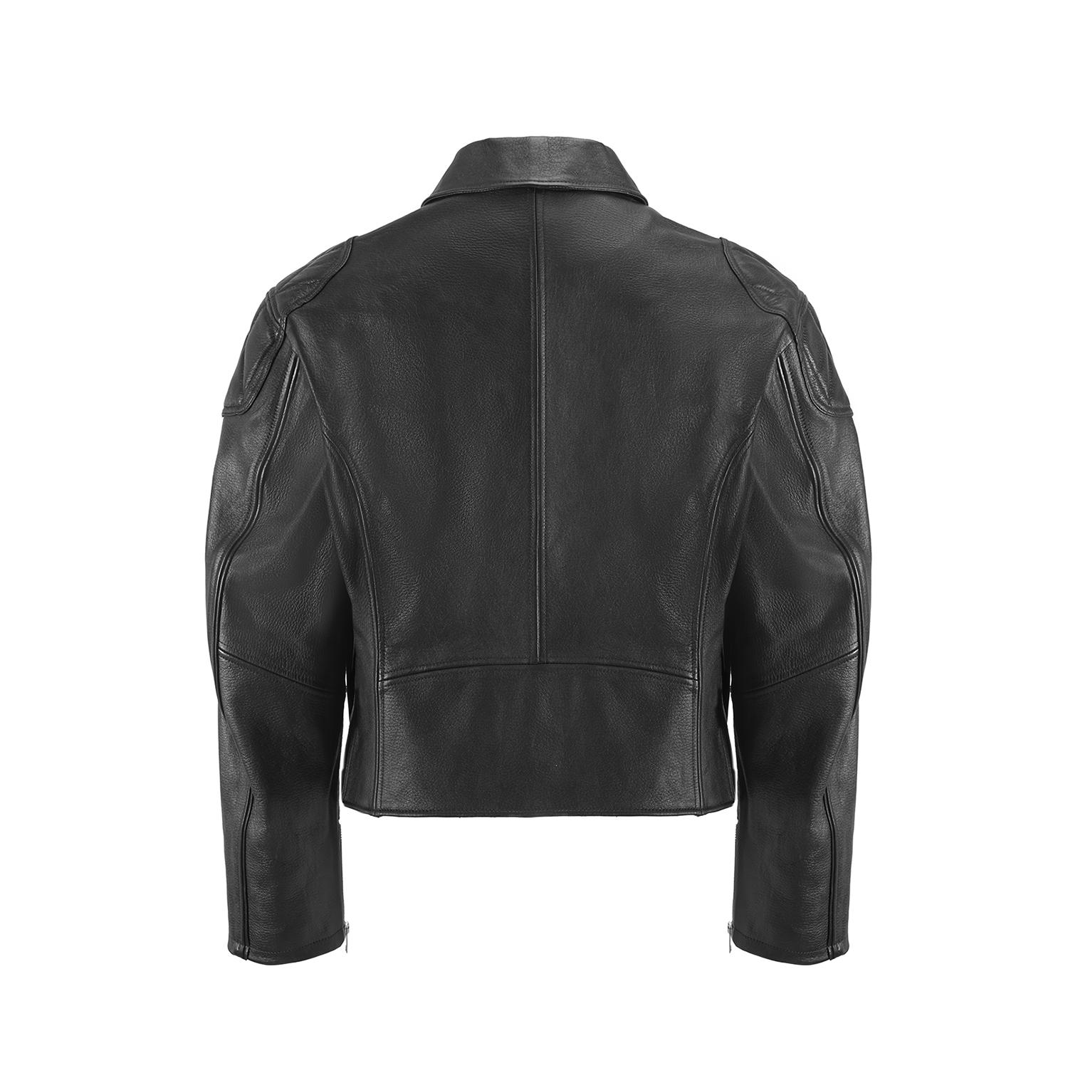 Delera Siyah Erkek Deri Ceket