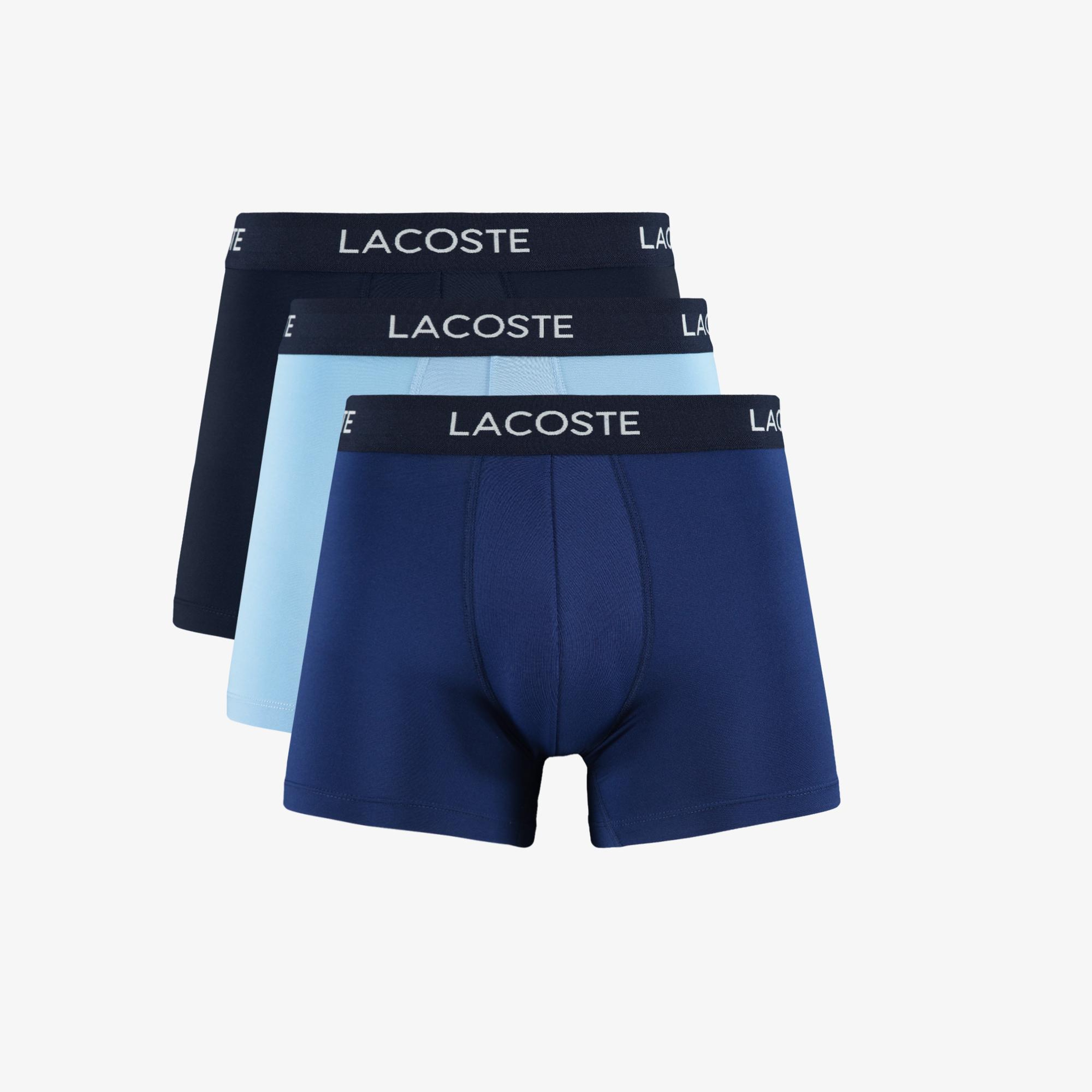 Lacoste Erkek 3'lü Renkli Boxer