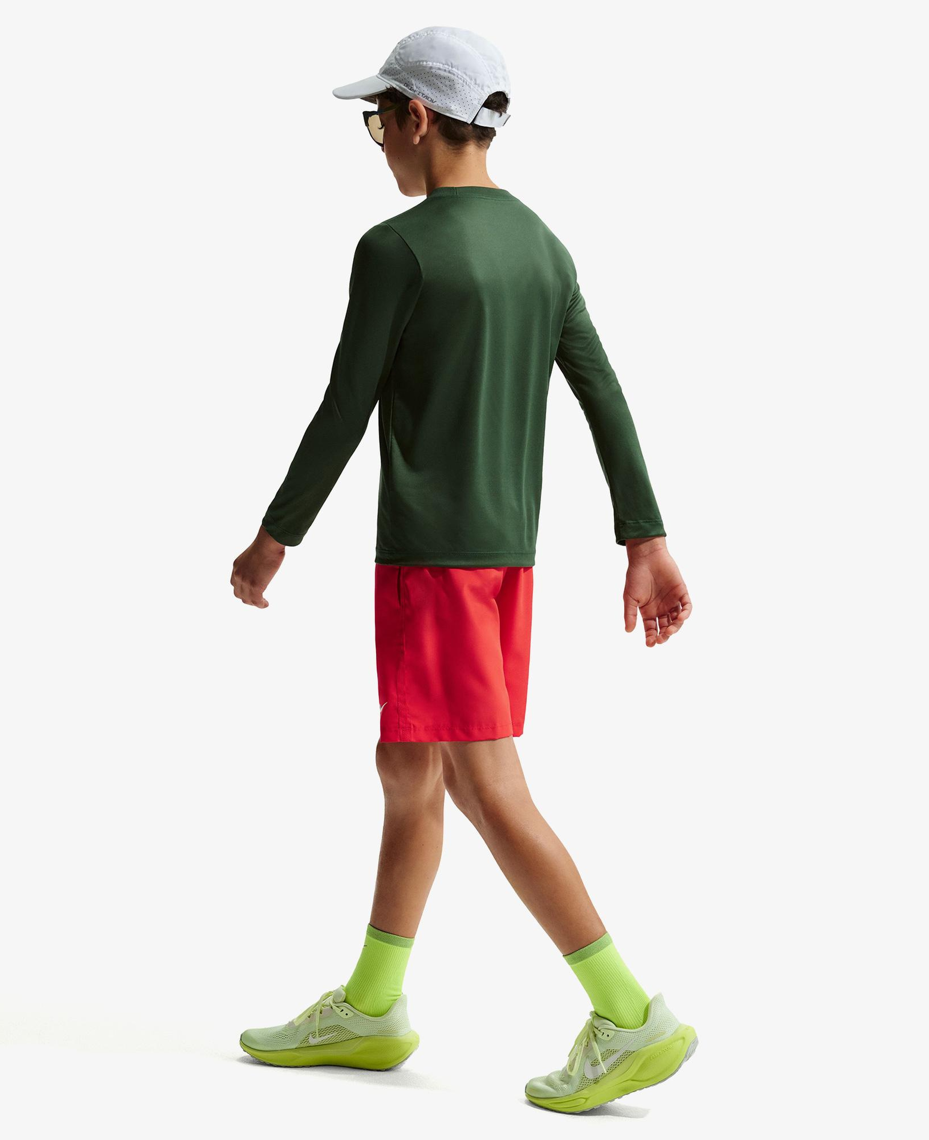 Nike Dri-Fit Multi Woven Çocuk Kırmızı Şort