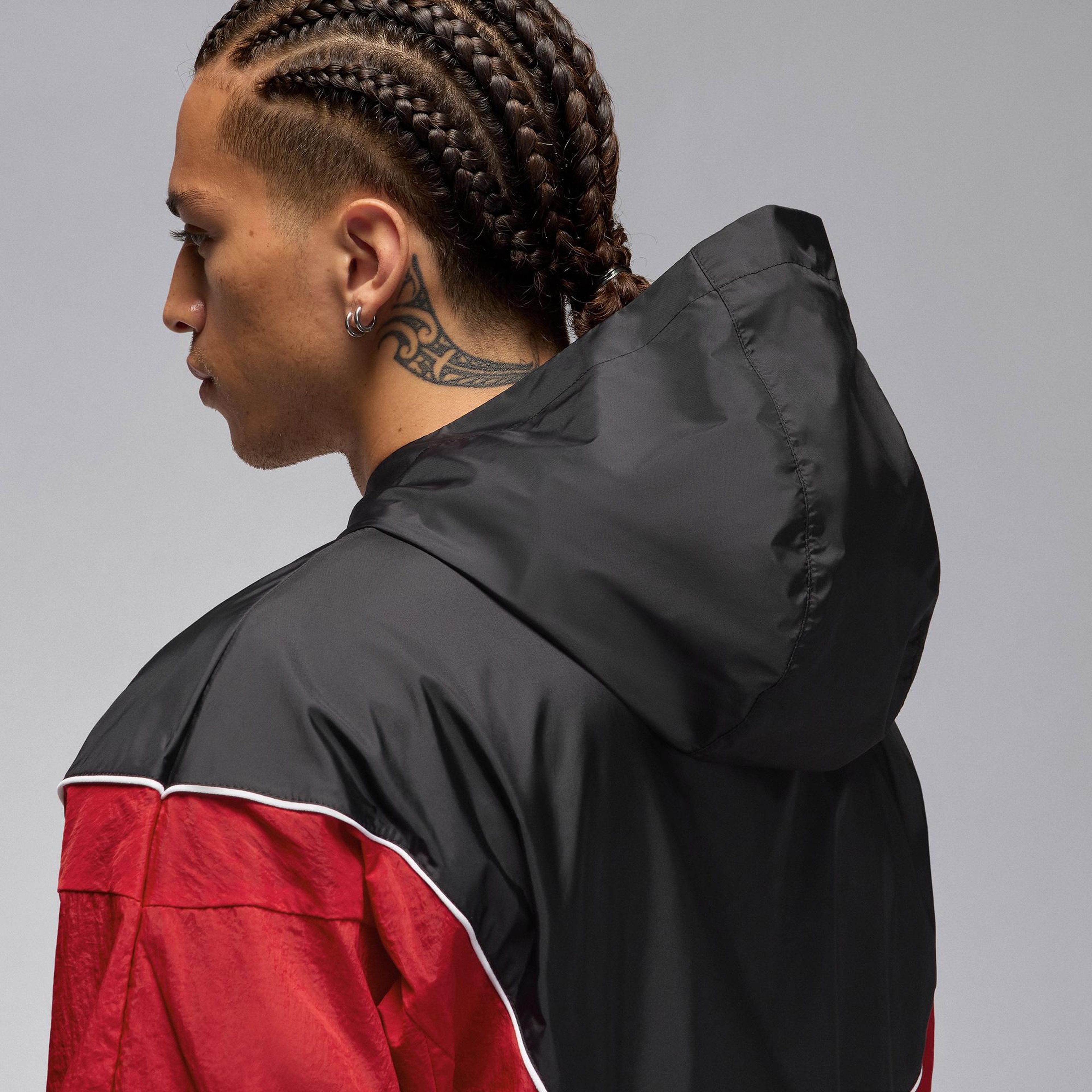 Jordan Brooklyn Draft Erkek Siyah Ceket