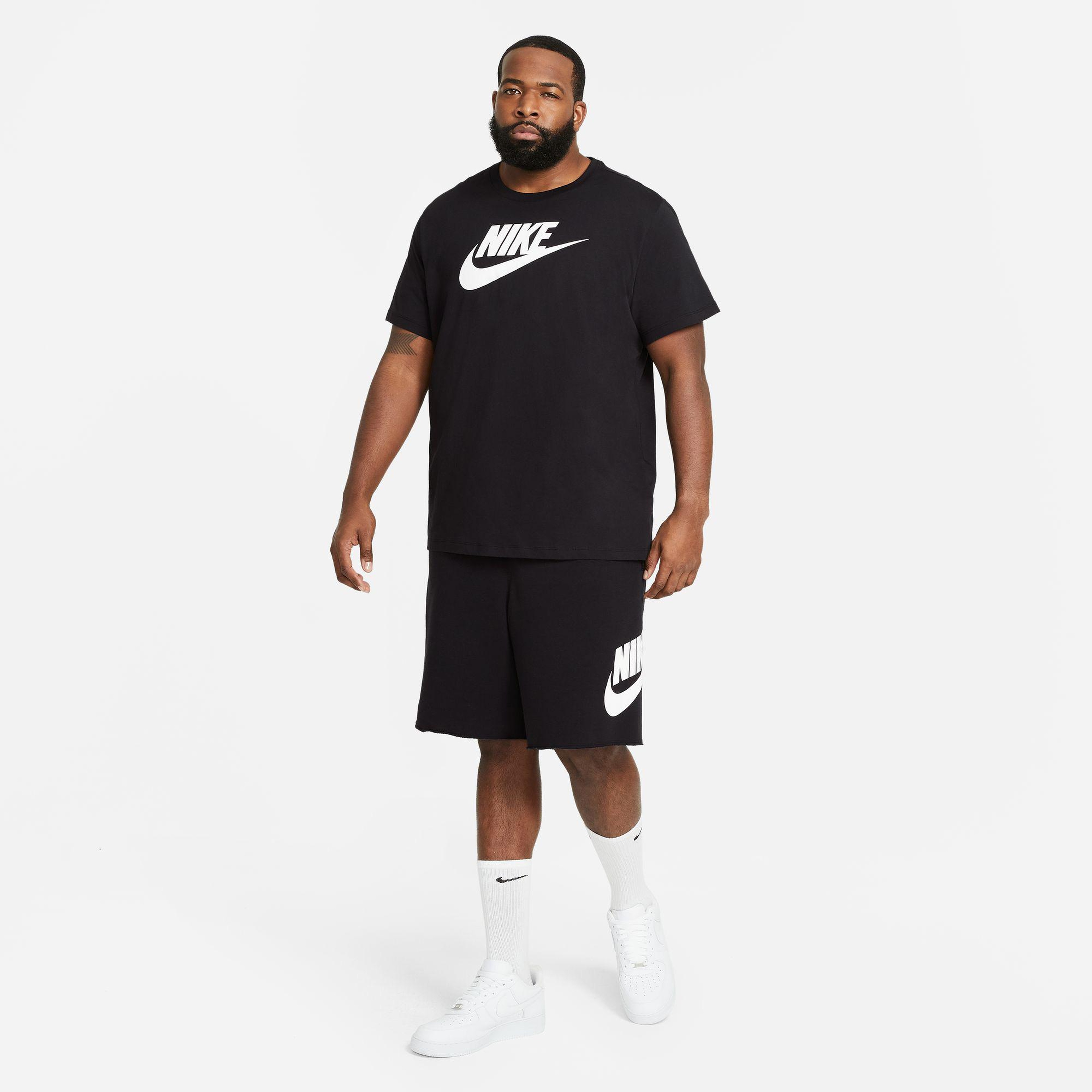 Nike Sportswear Icon Futura Erkek Siyah T-Shirt