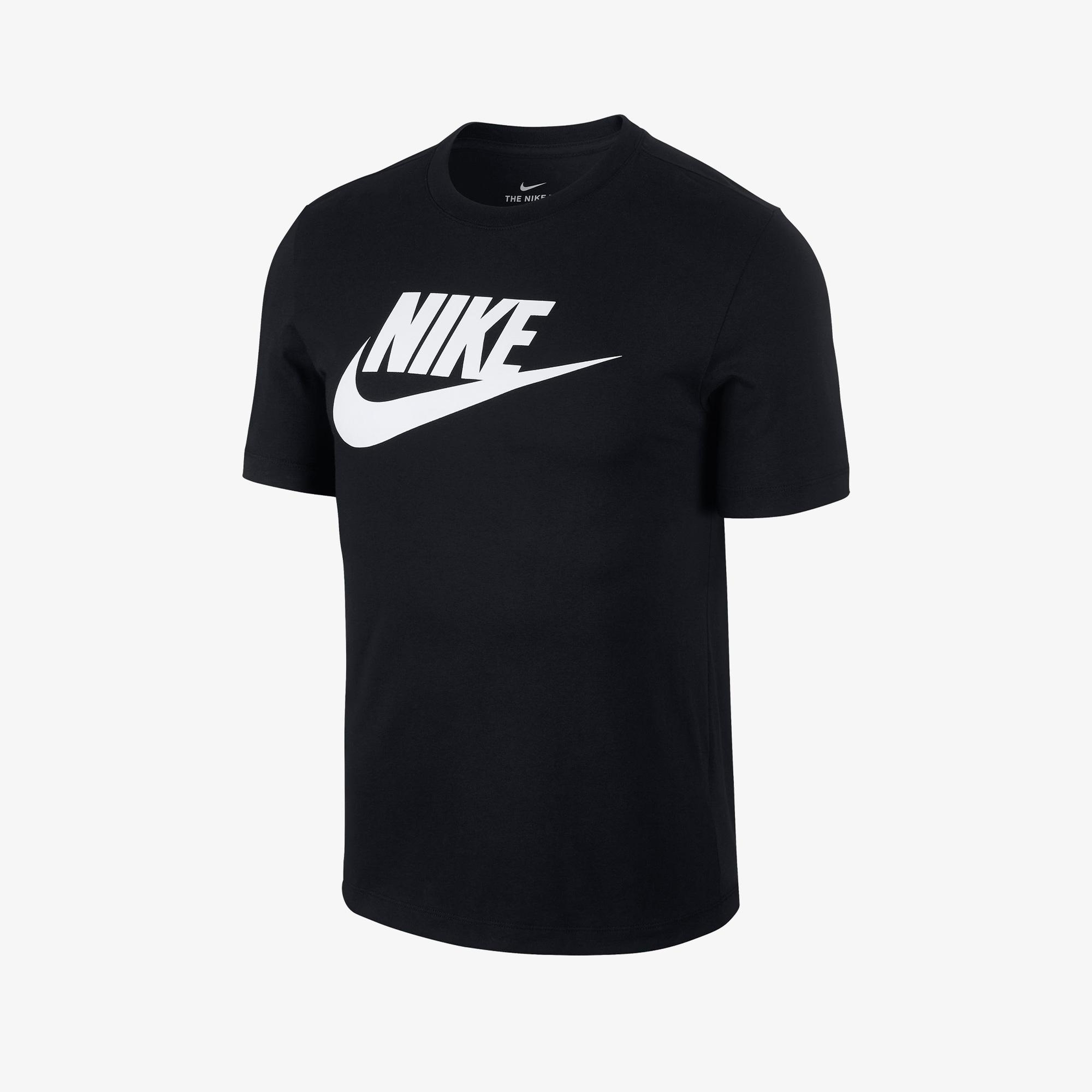 Nike Sportswear Icon Futura Erkek Siyah T-Shirt