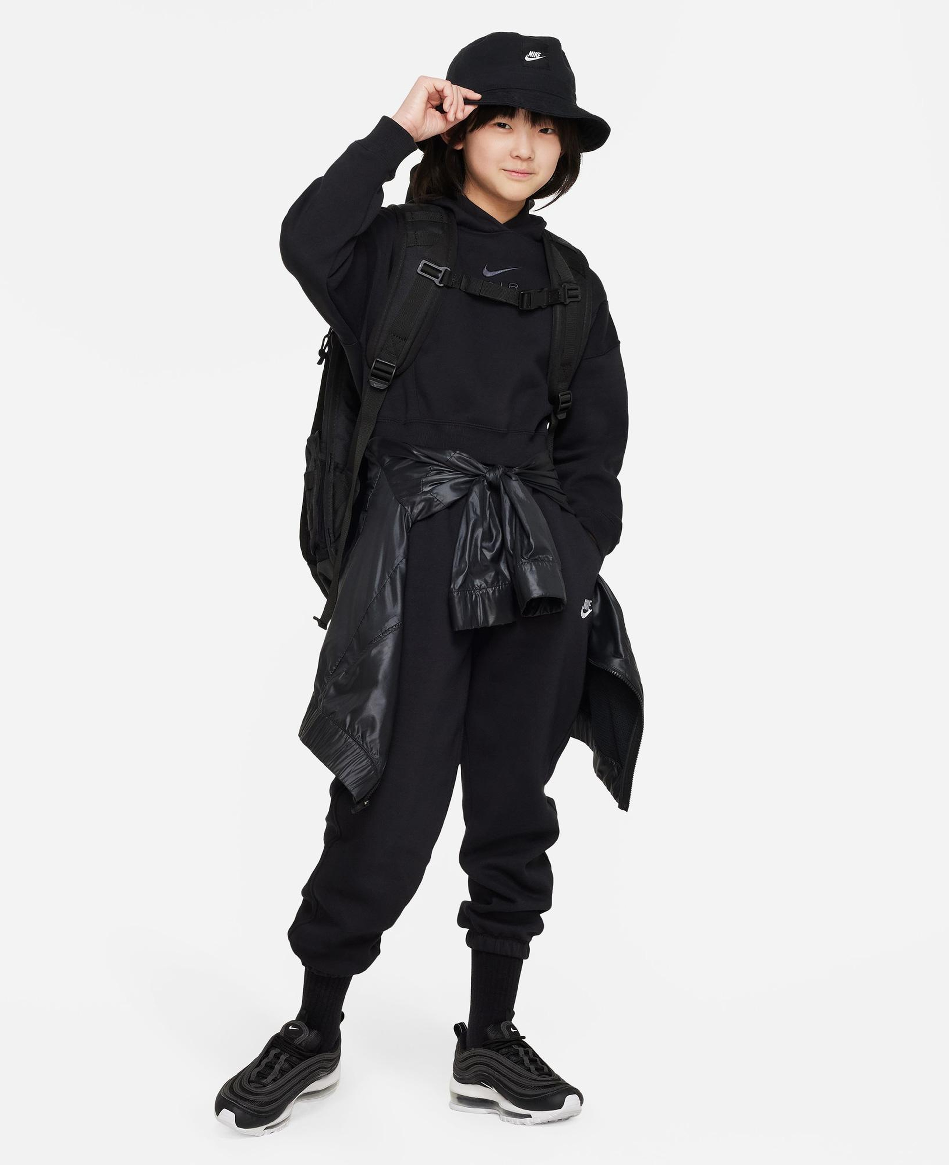 Nike Sportswear Club Fleece Loose Çocuk Siyah Eşofman Altı