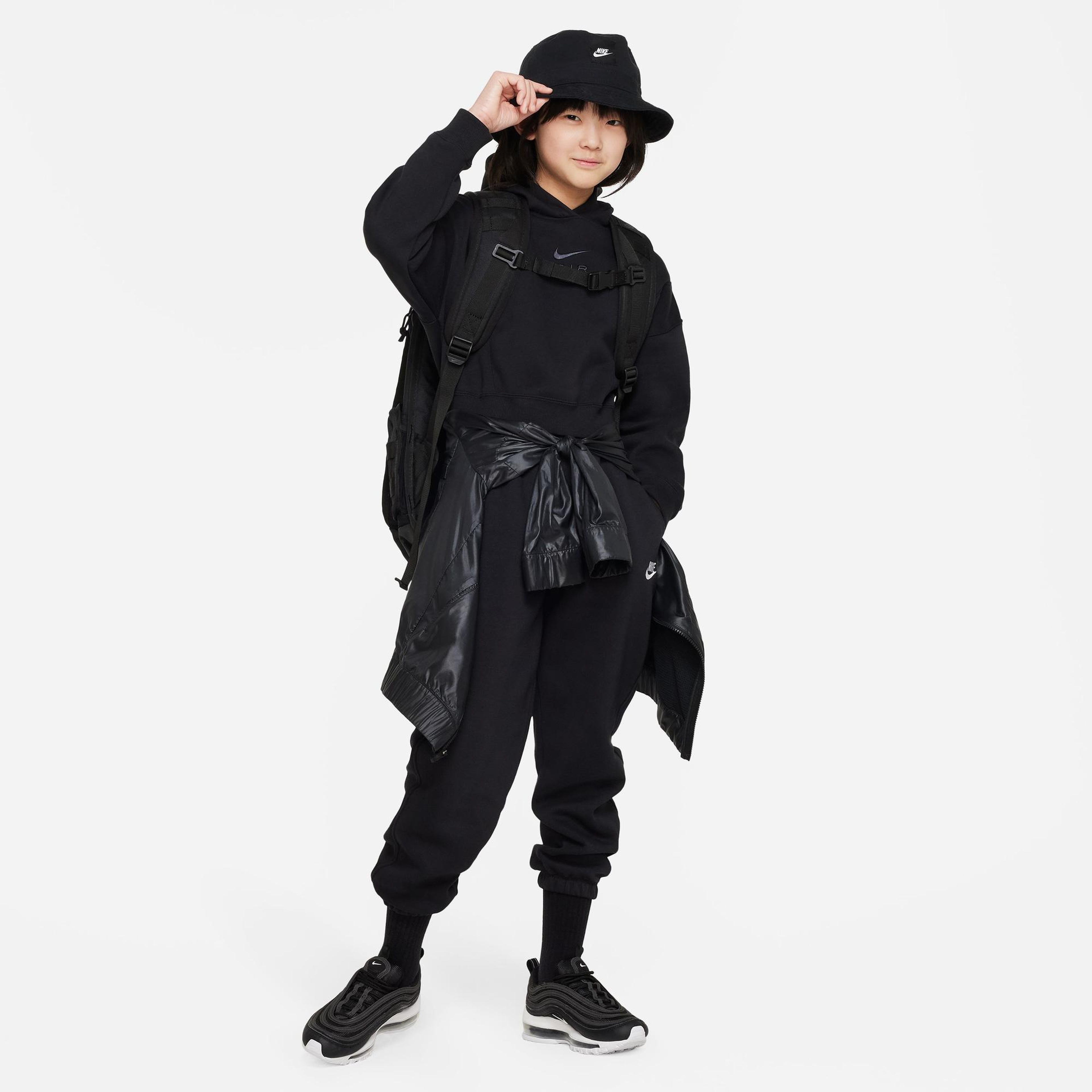 Nike Sportswear Club Fleece Loose Çocuk Siyah Eşofman Altı