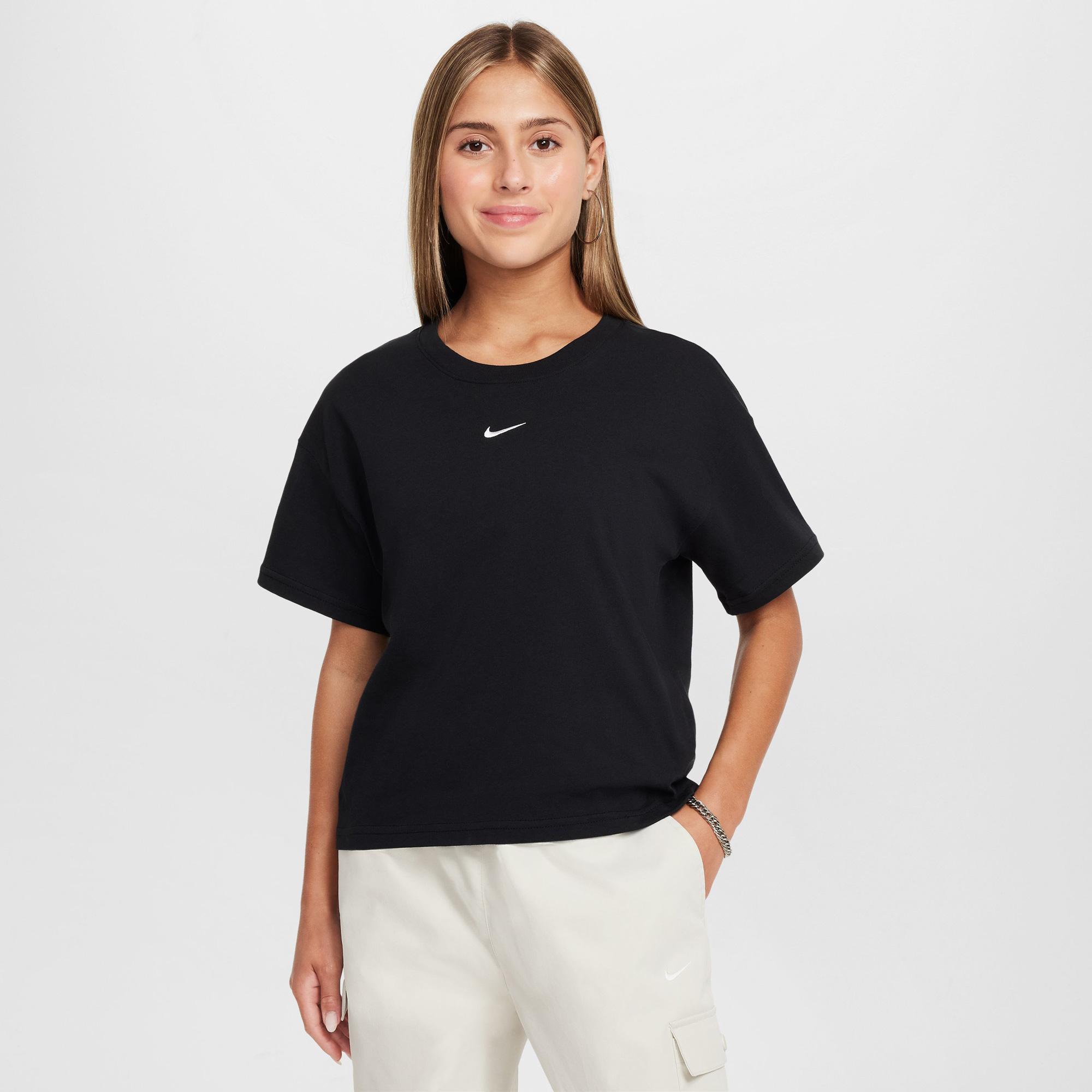 Nike Sportswear Boxy Essential Çocuk Siyah T-Shirt