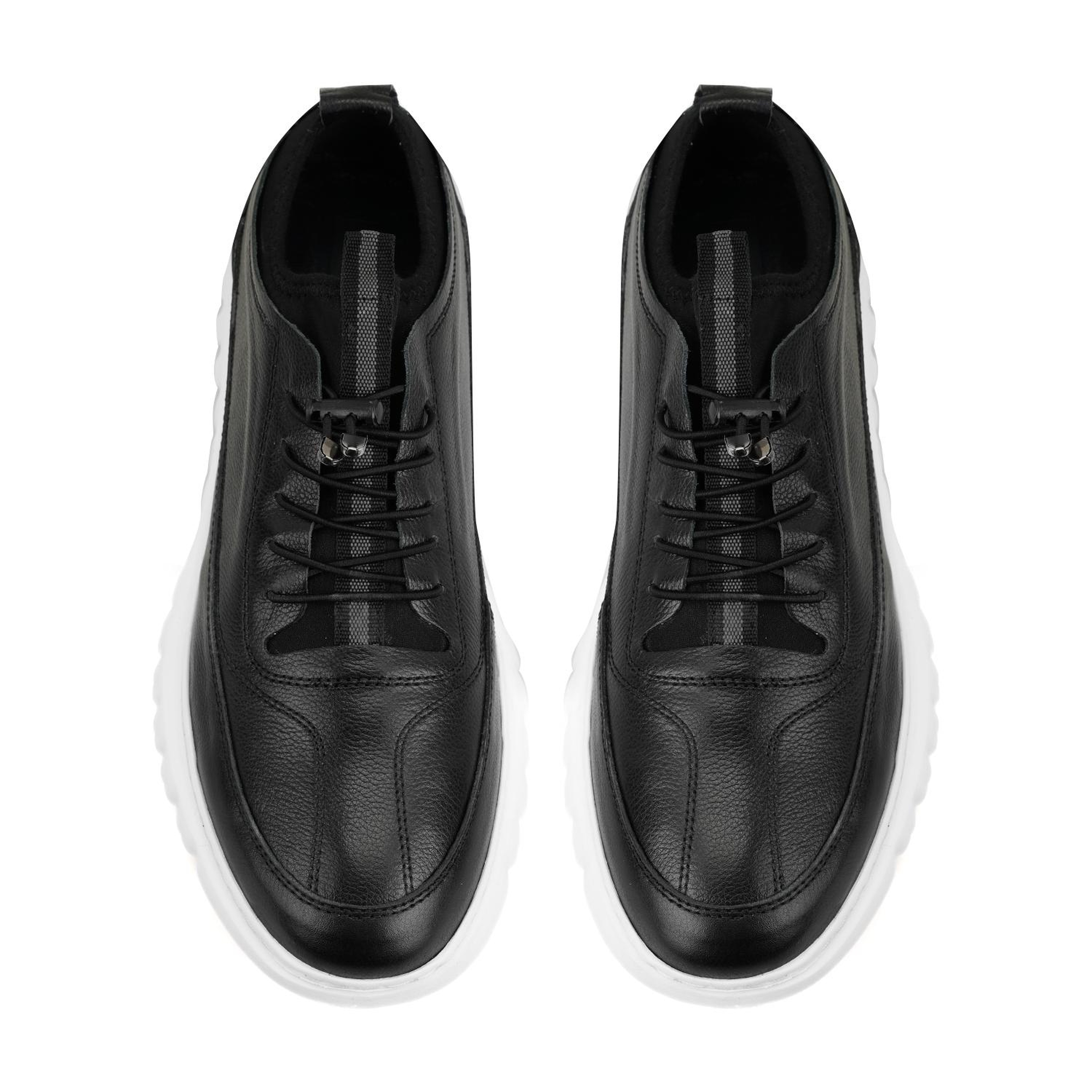 Sheldon Siyah Erkek Deri Spor Ayakkabı