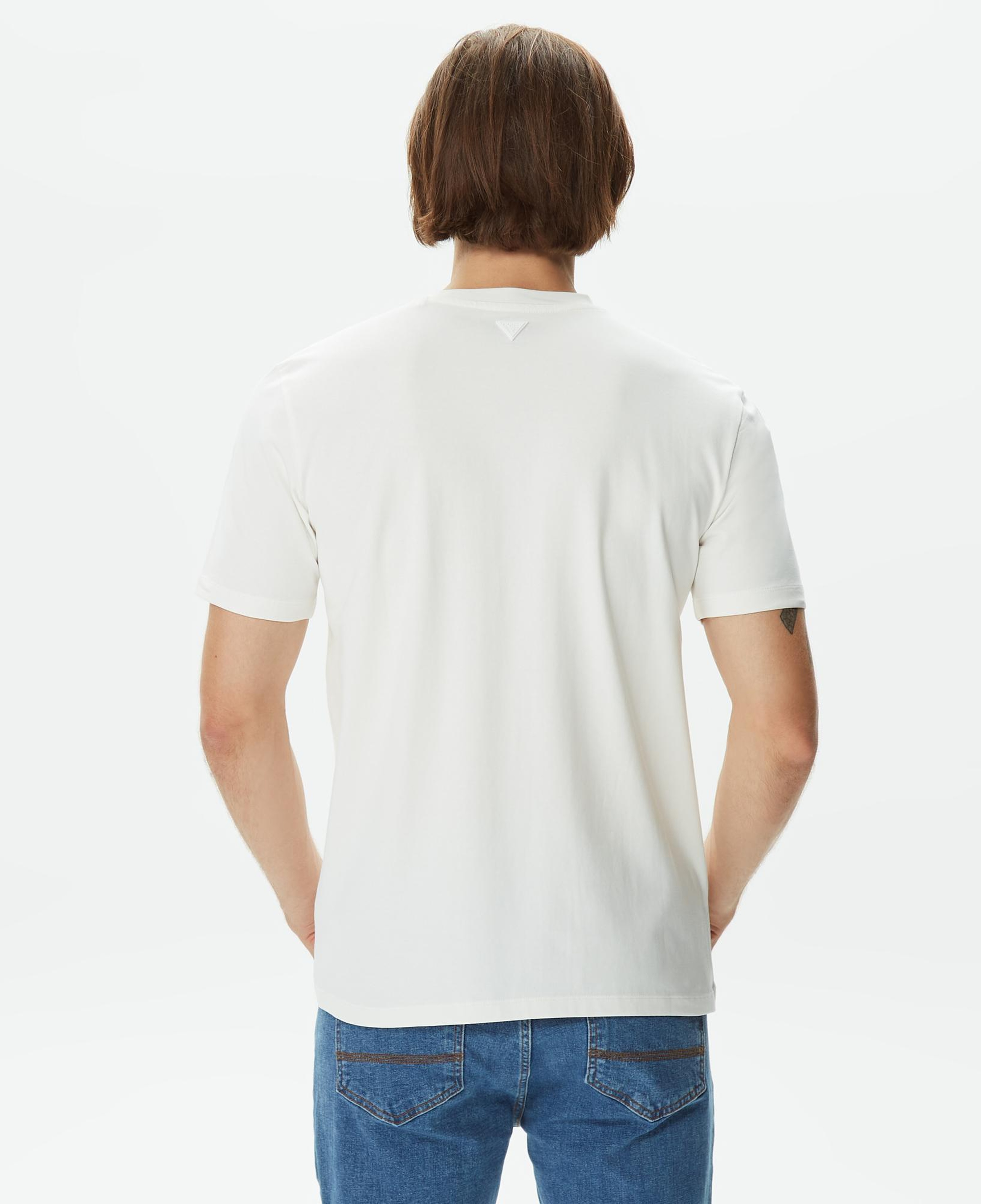 Guess Alphy Erkek Beyaz T-Shirt