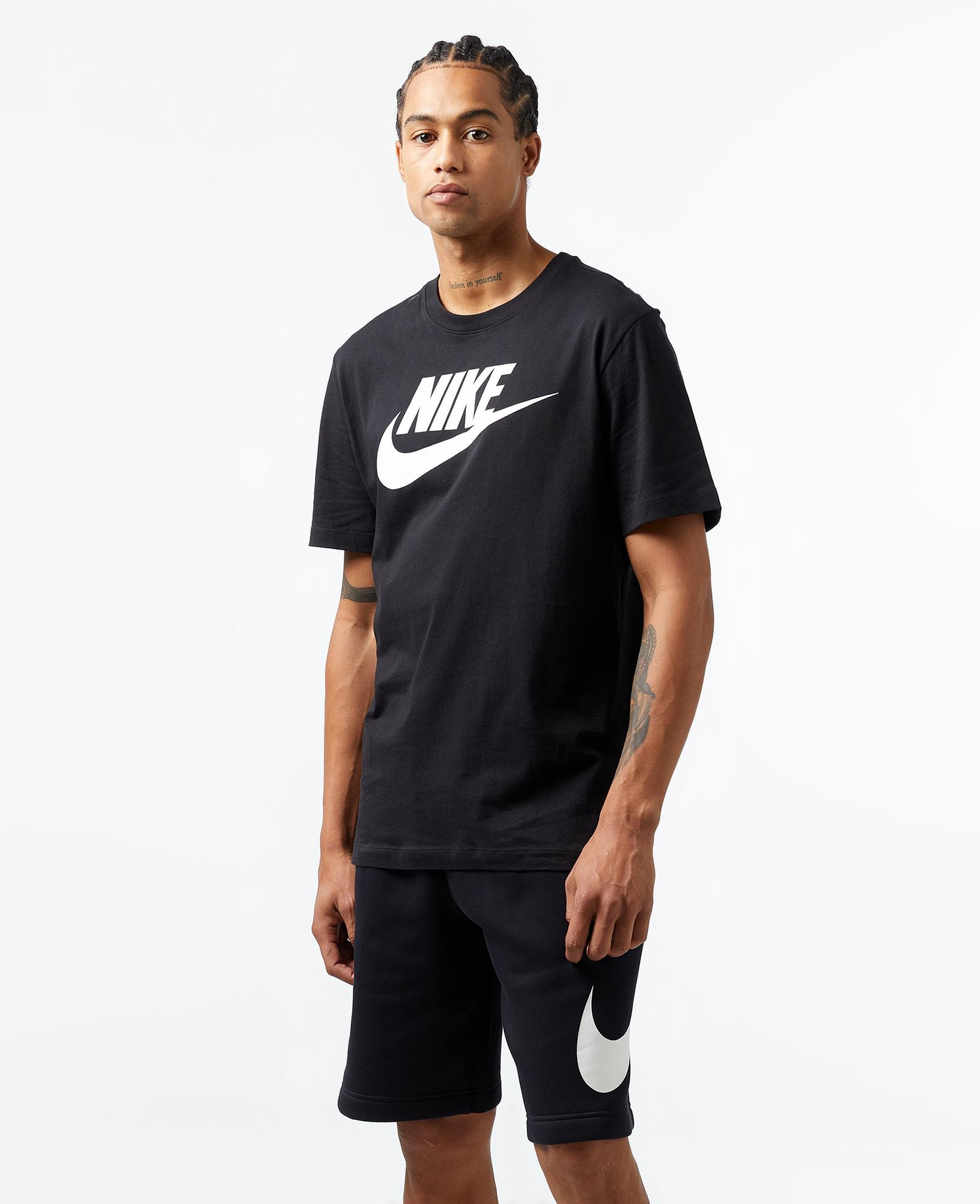 Nike Sportswear Icon Futura Erkek Siyah T-Shirt
