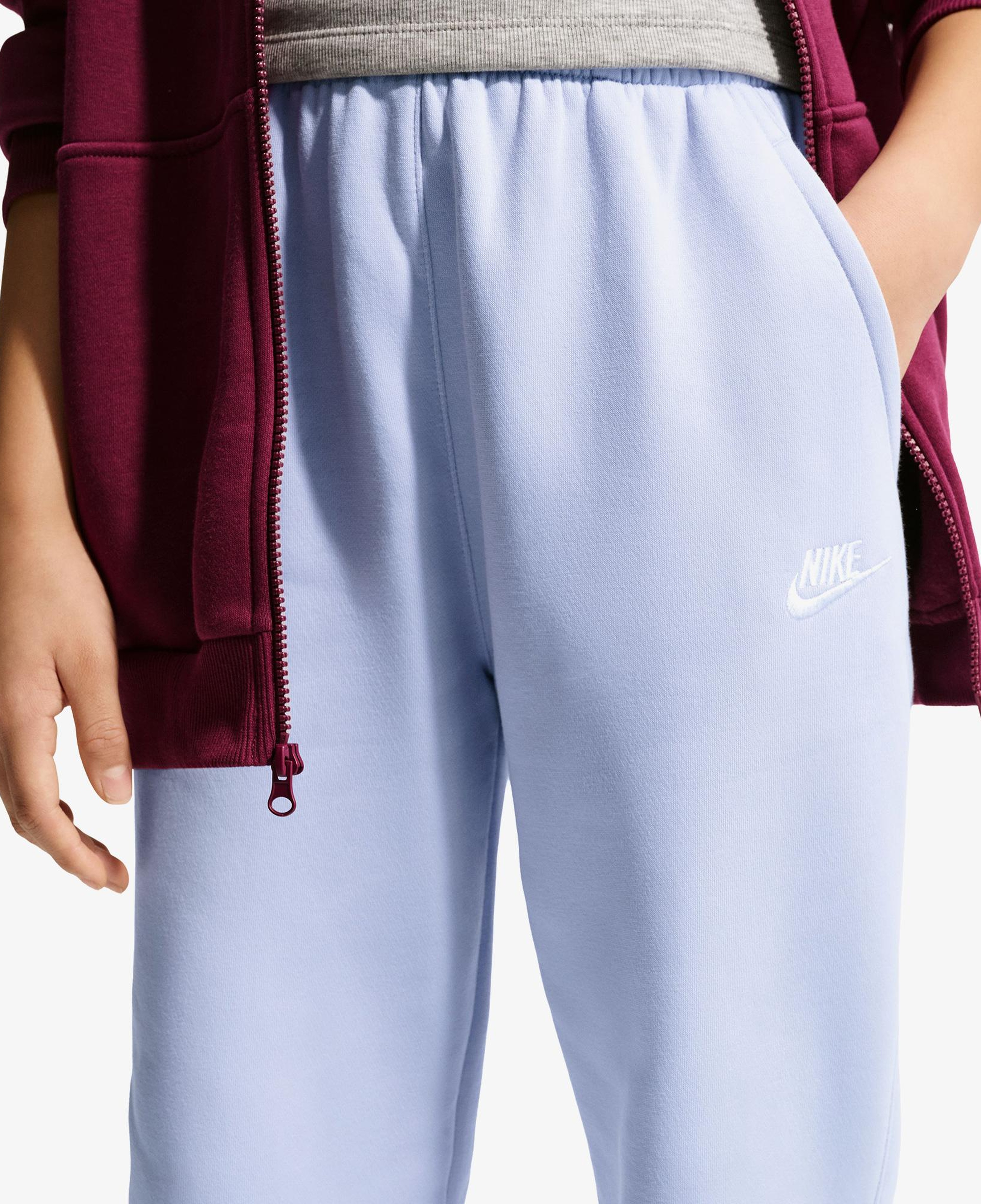 Nike Sportswear Club Fleece Loose Çocuk Lila Eşofman Altı