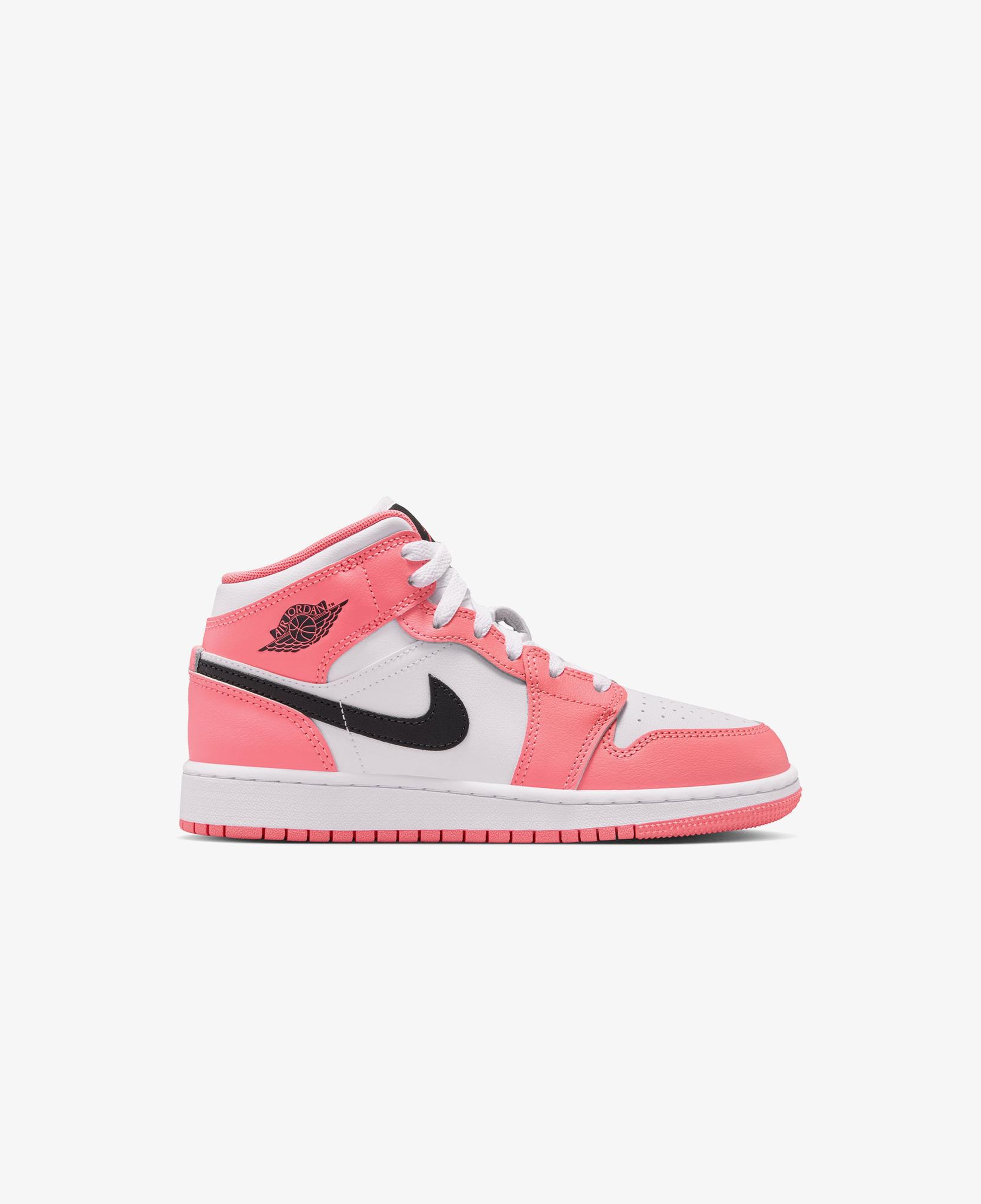 Jordan Air 1 Mid Pembe Spor Ayakkabı