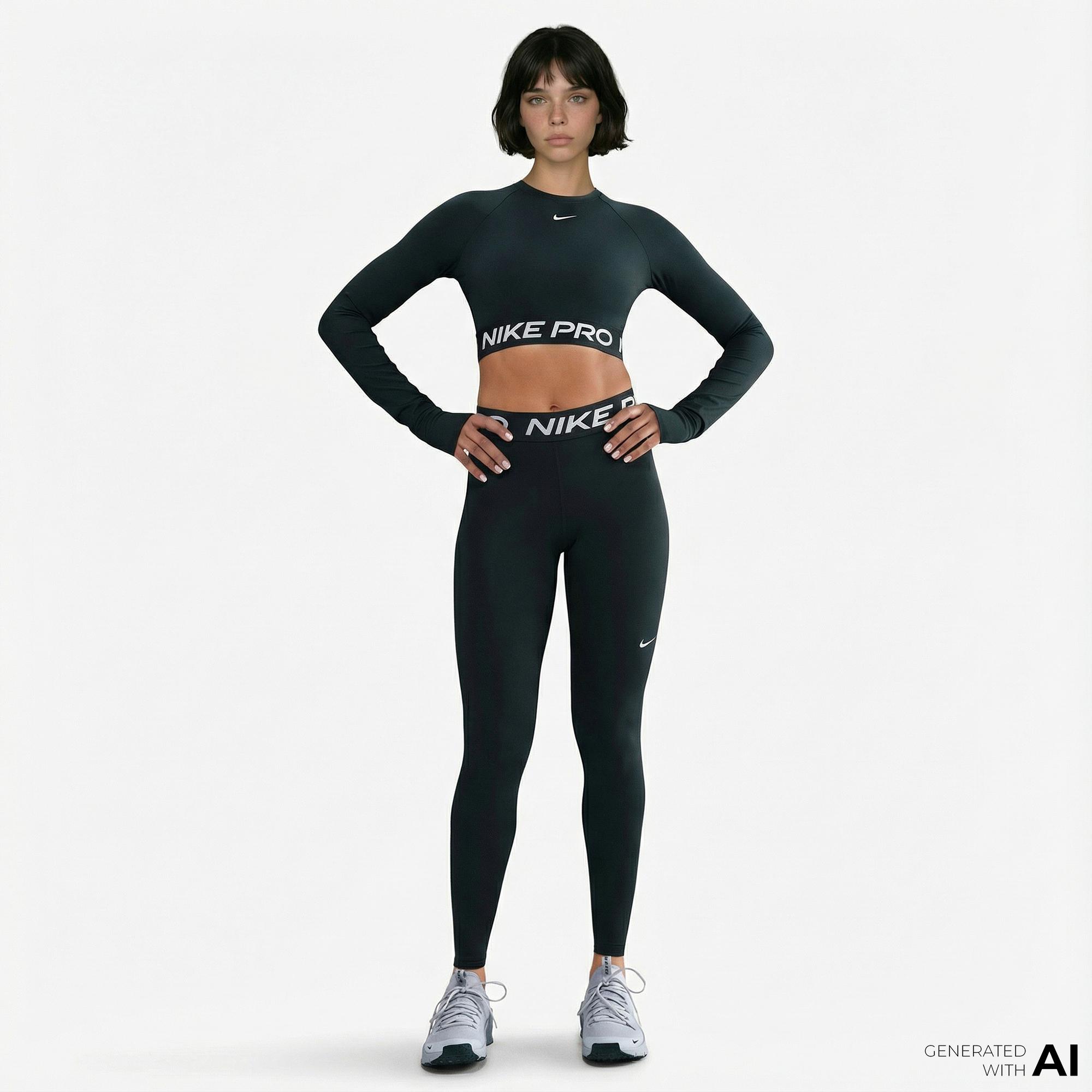 Nike Pro 365 Kadın Yeşil Tayt