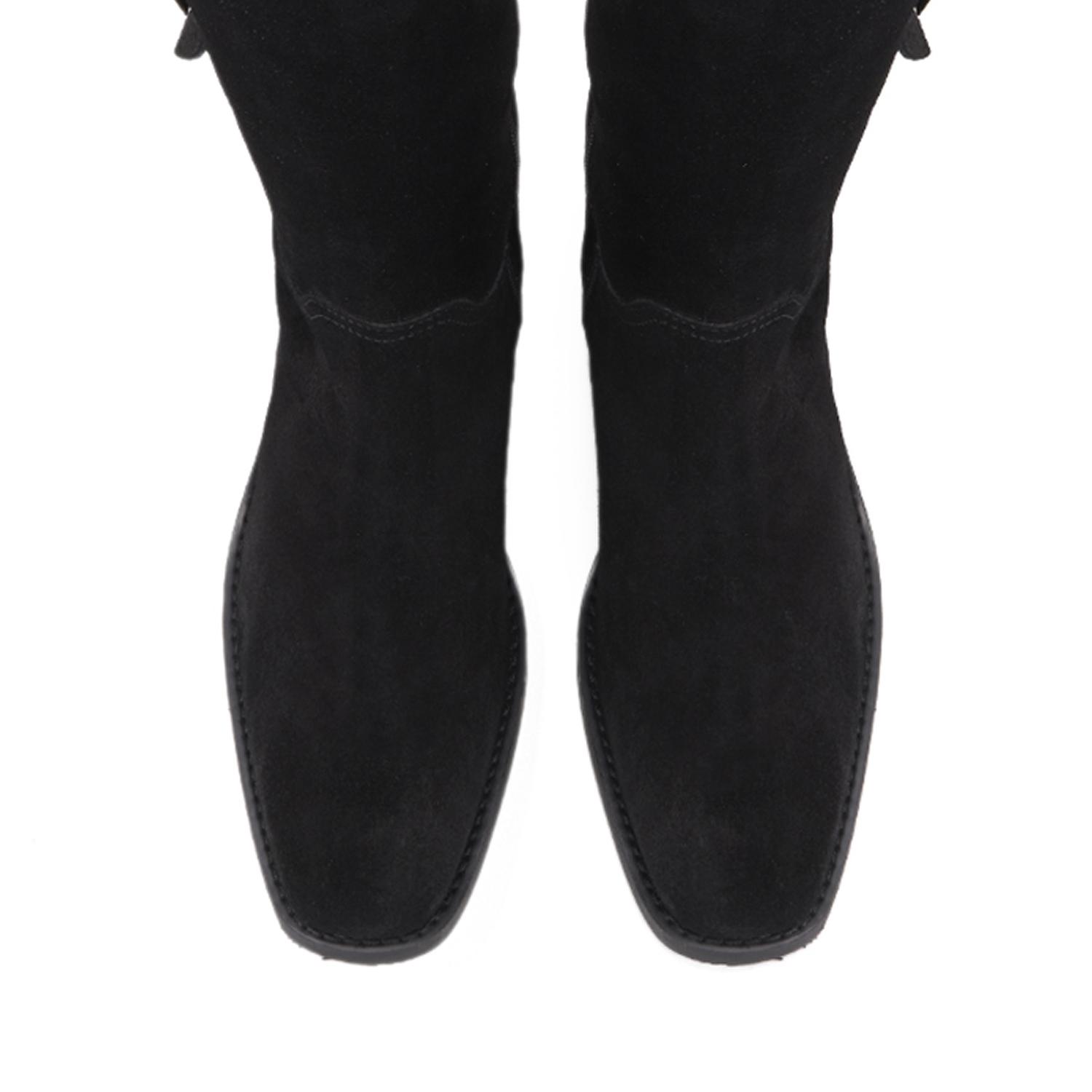 Kadın Siyah Süet Çizme