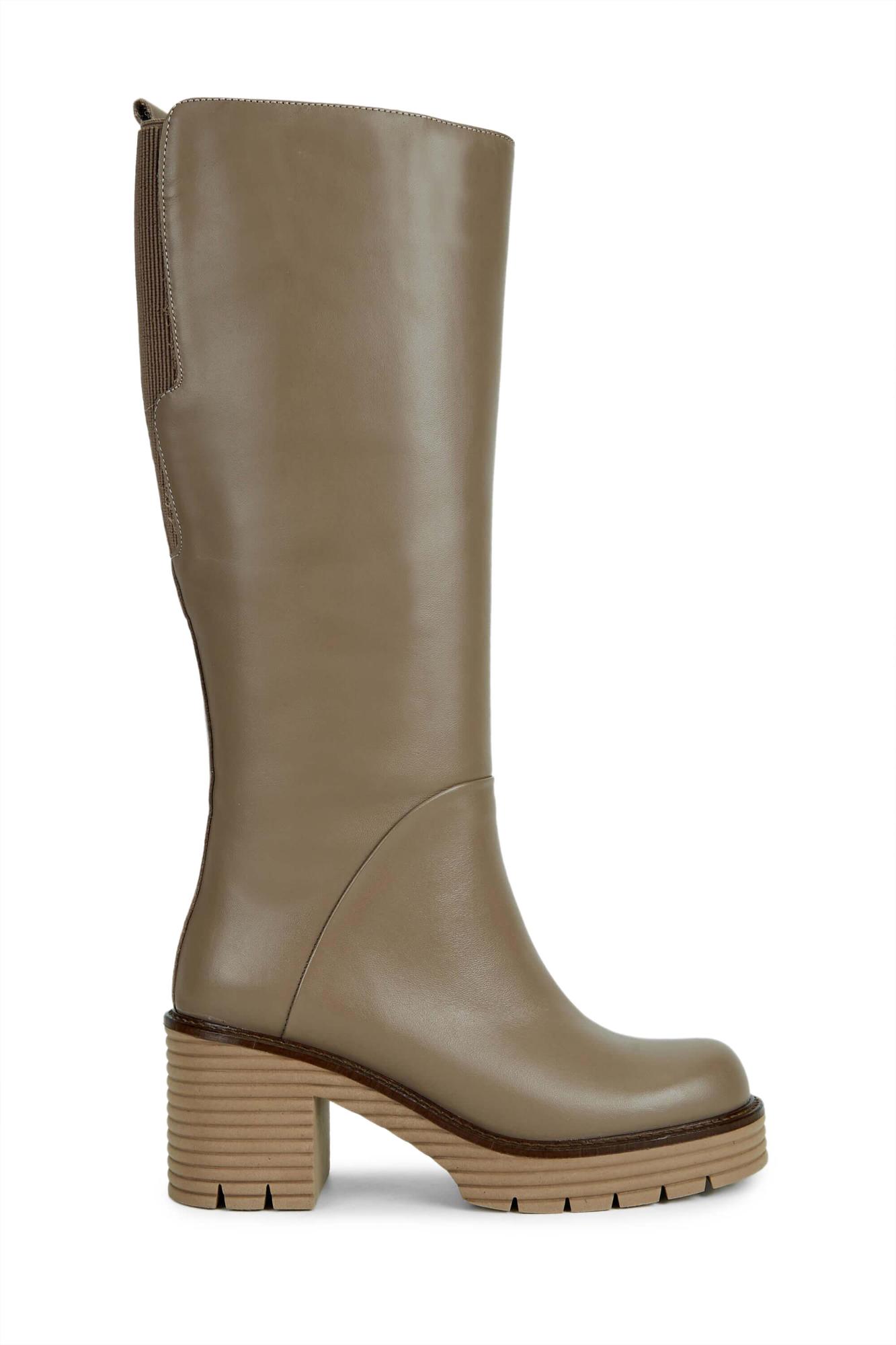 Tamer Tanca Kadın Hakiki Deri Vizon Casual Çizme