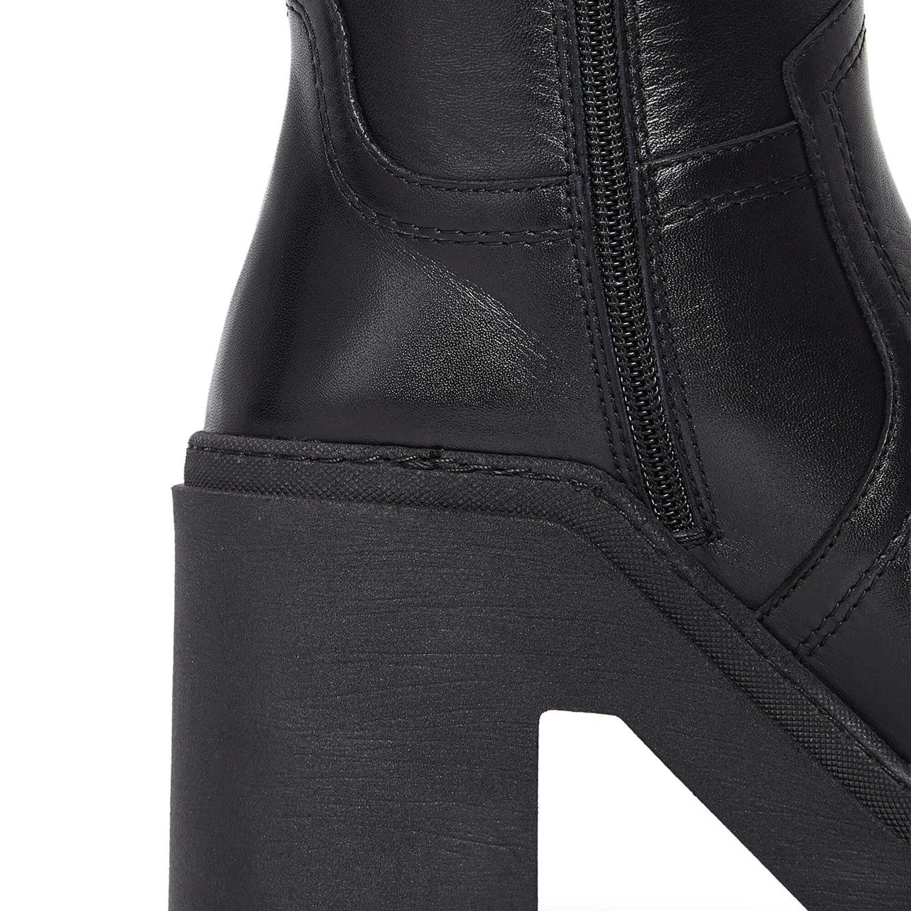 Tamer Tanca Kadın Hakiki Deri Siyah Deri Casual Çizme