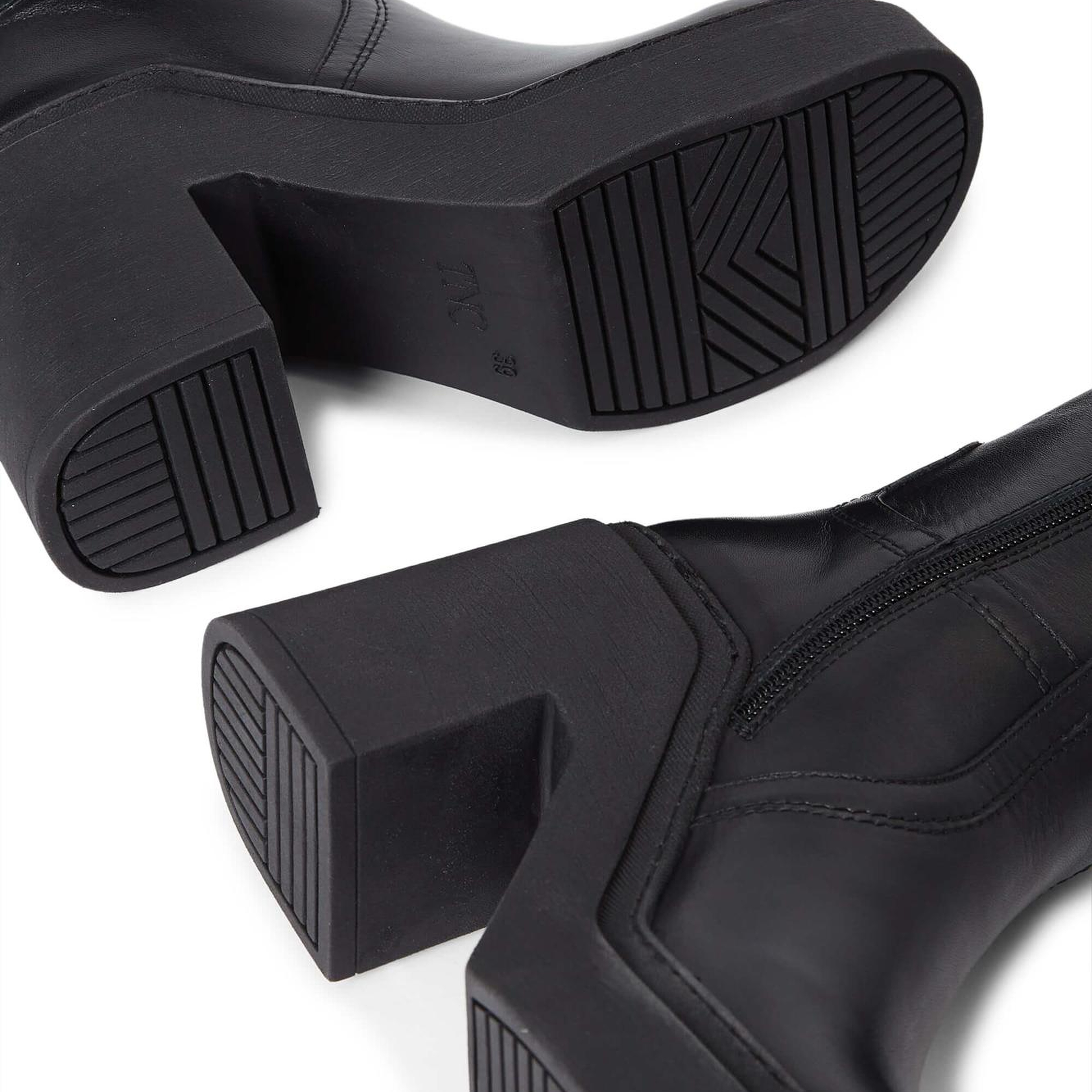 Tamer Tanca Kadın Hakiki Deri Siyah Deri Casual Çizme