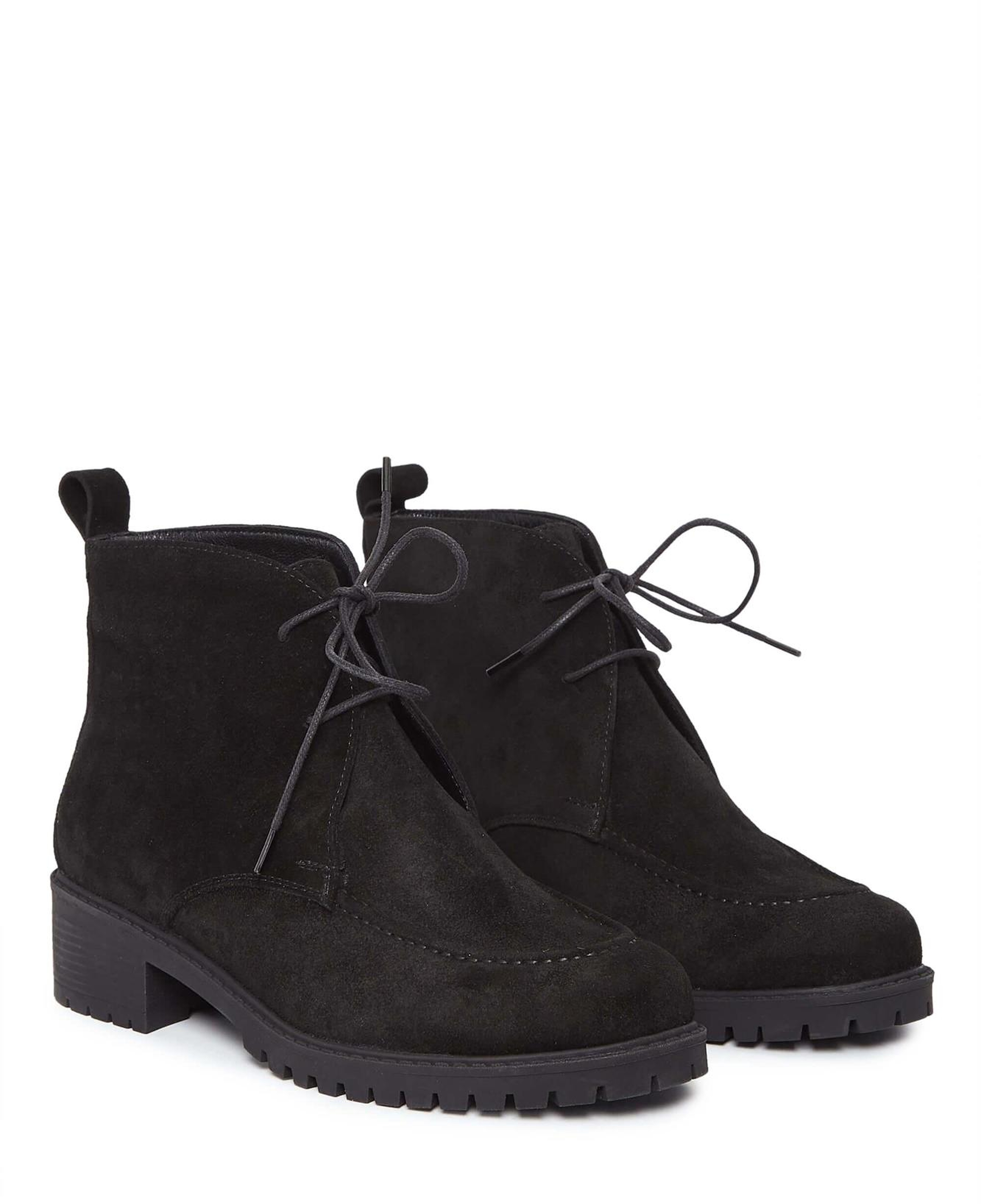 Tamer Tanca Kadın Hakiki Deri Siyah Süet Casual Bot