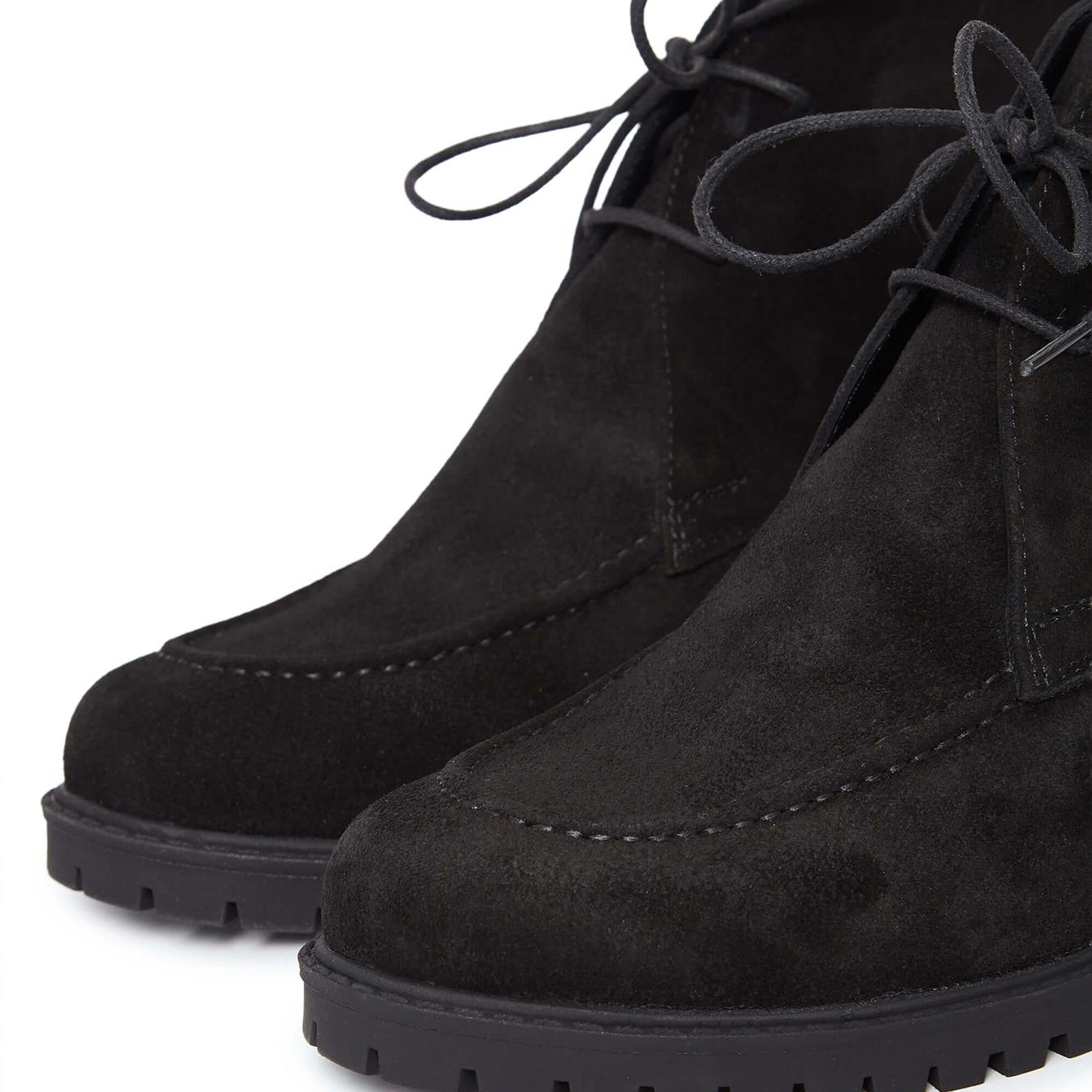 Tamer Tanca Kadın Hakiki Deri Siyah Süet Casual Bot