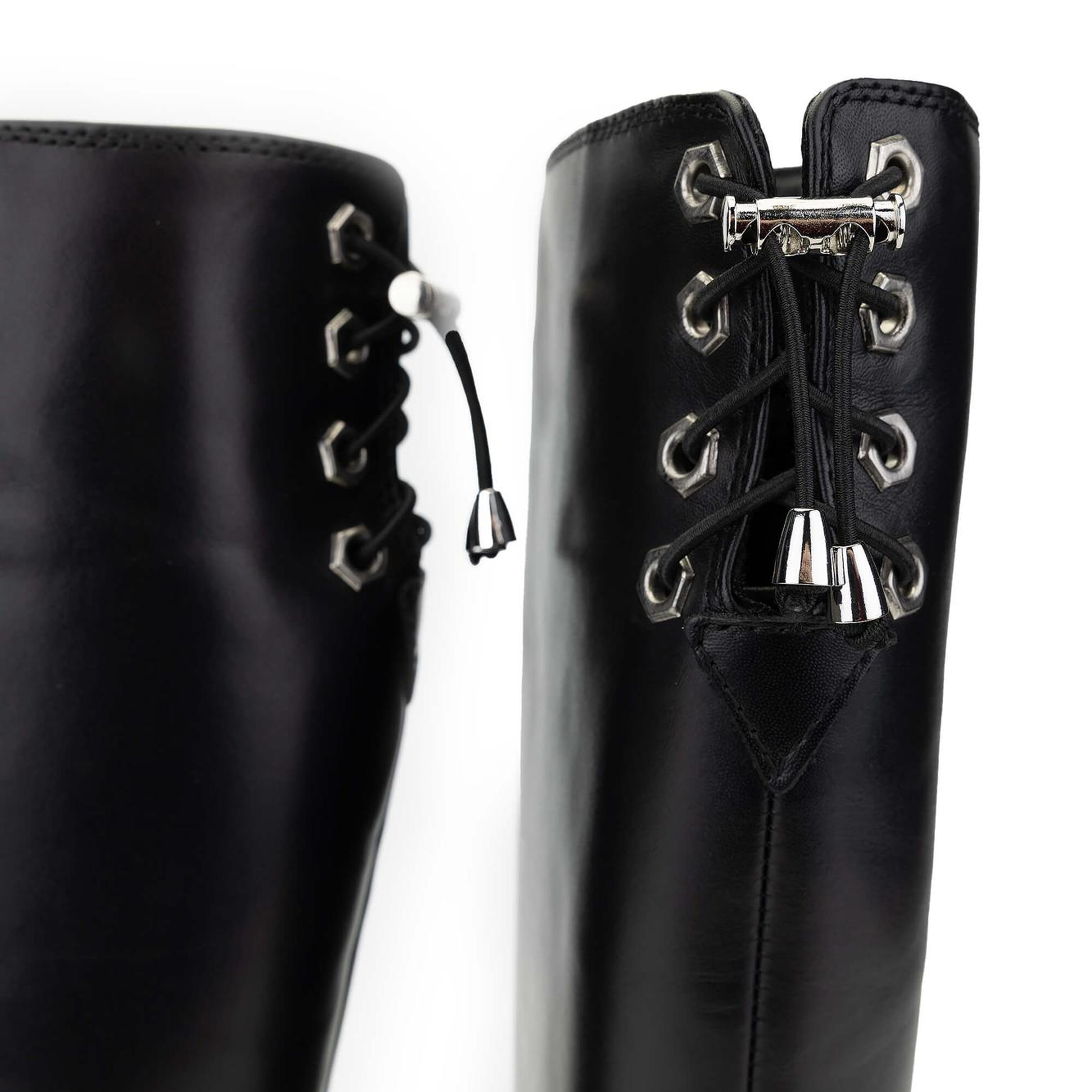 Tamer Tanca Kadın Hakiki Deri Siyah Deri Casual Çizme