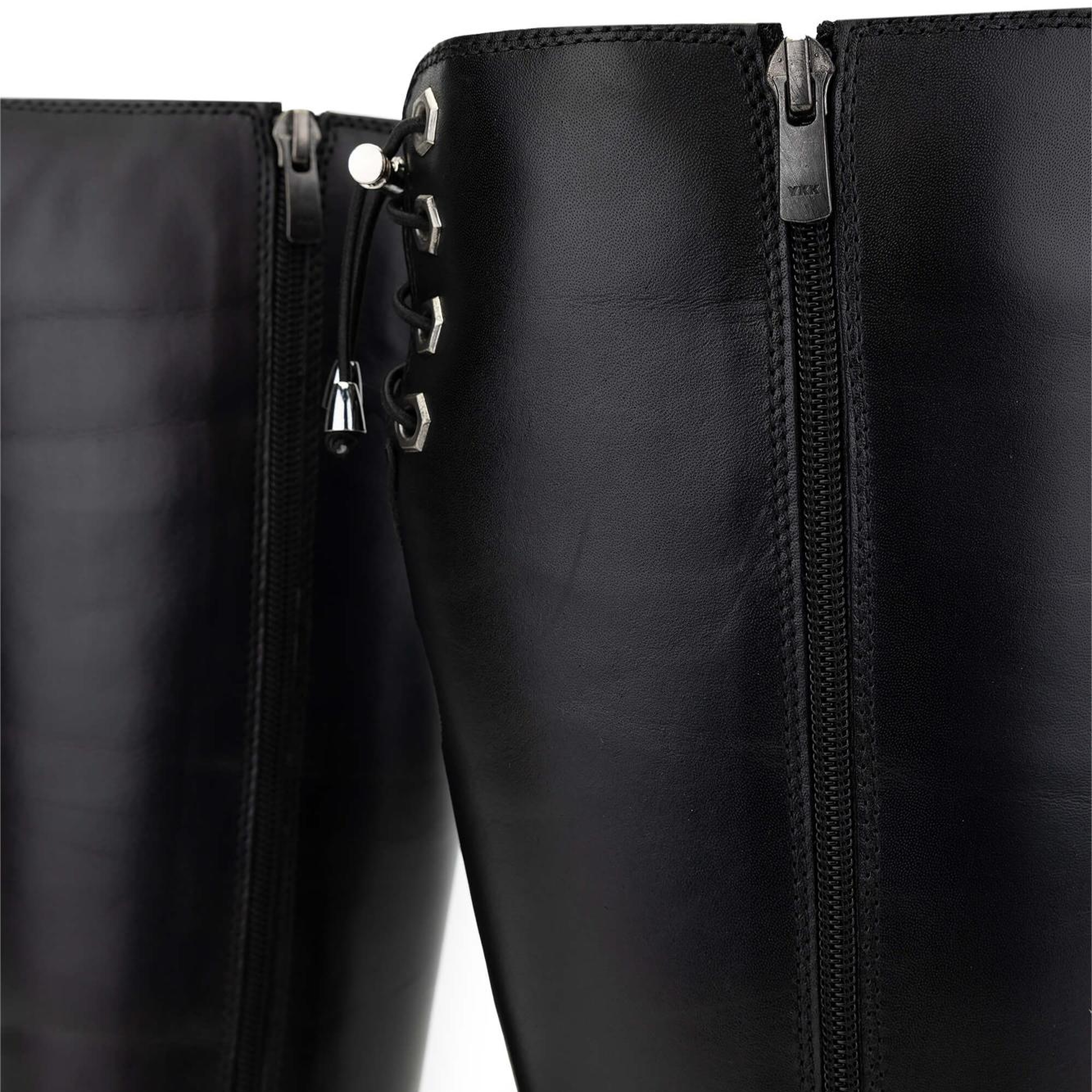 Tamer Tanca Kadın Hakiki Deri Siyah Deri Casual Çizme