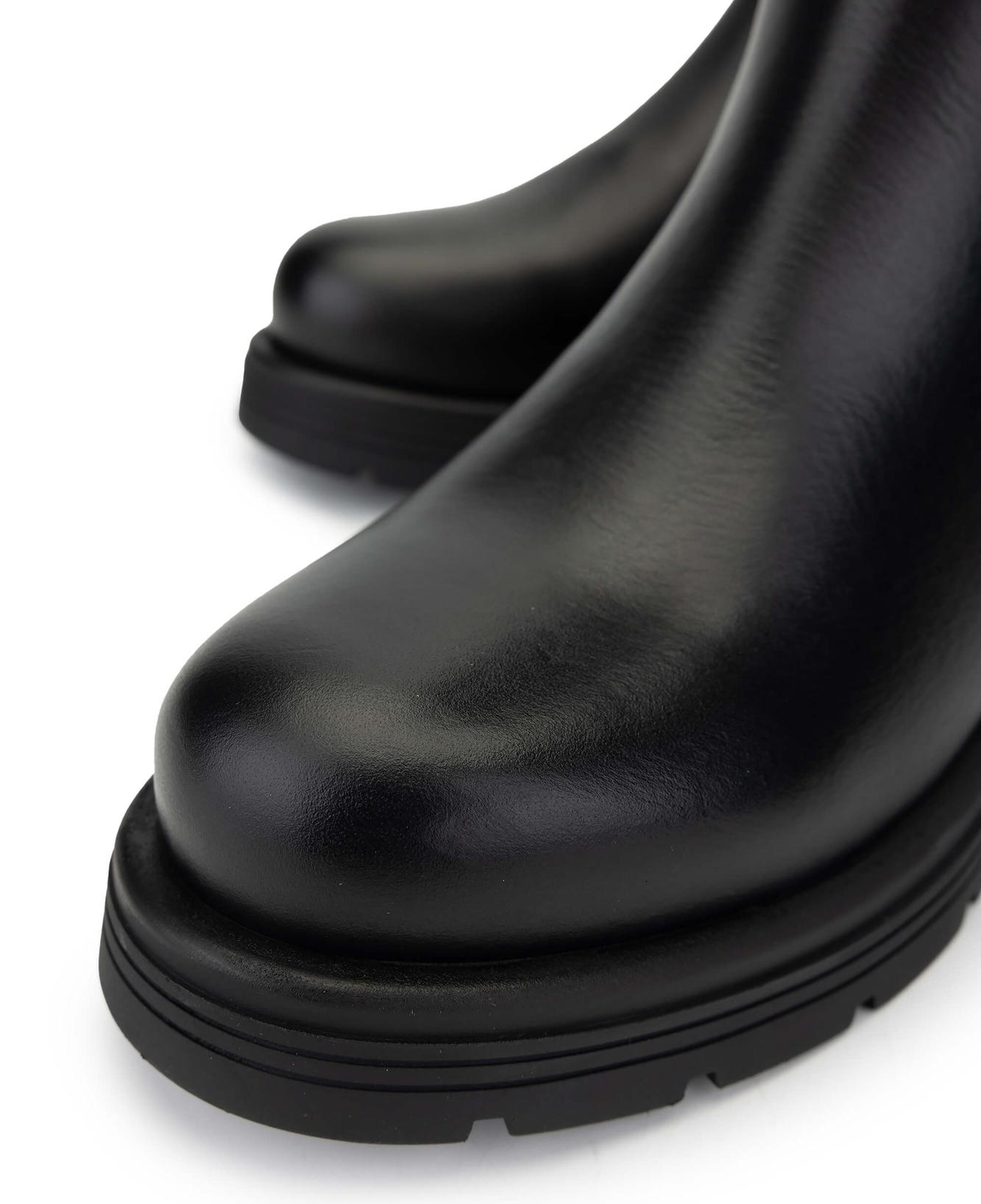 Tamer Tanca Kadın Hakiki Deri Siyah Deri Casual Çizme