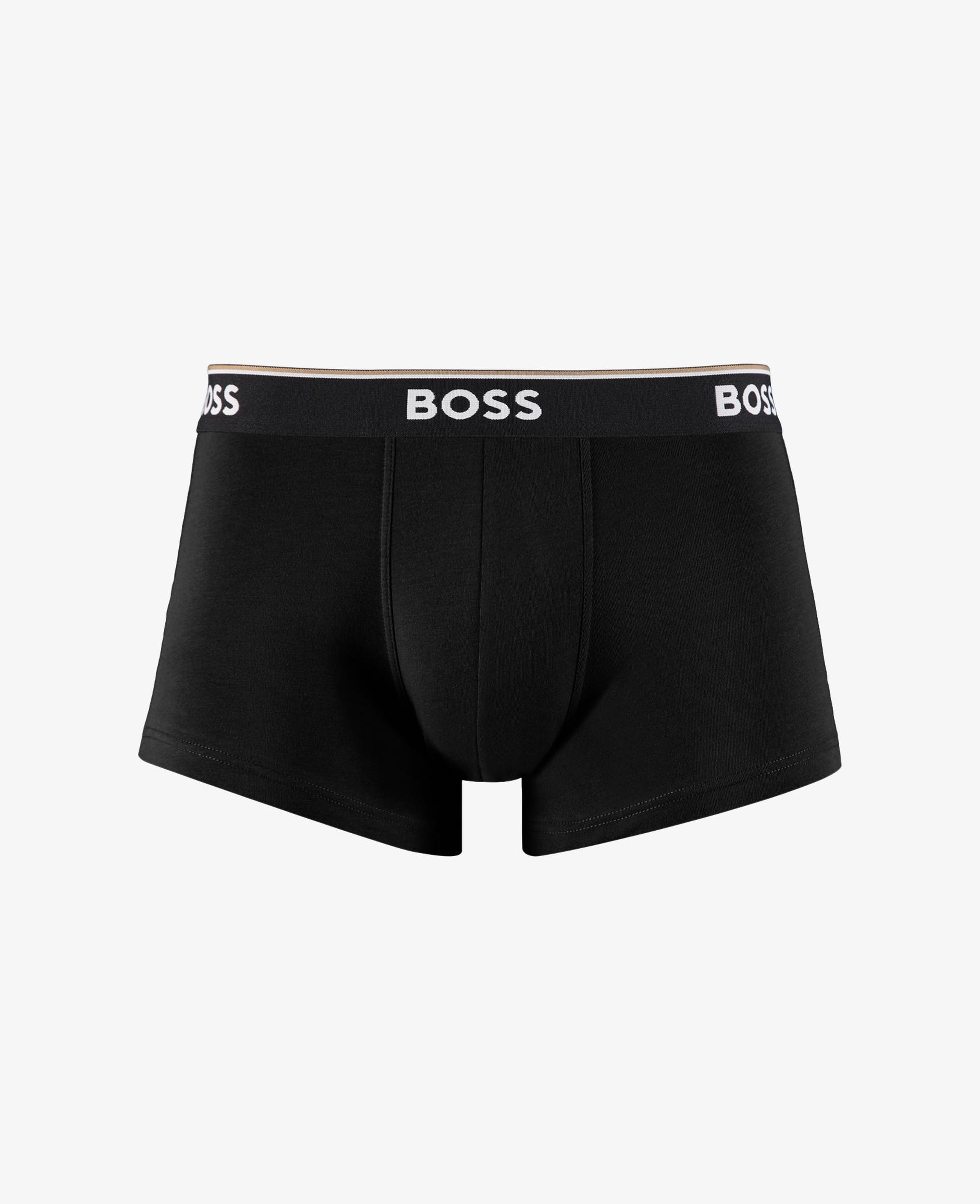 Boss 3'lü Power Erkek Siyah Boxer