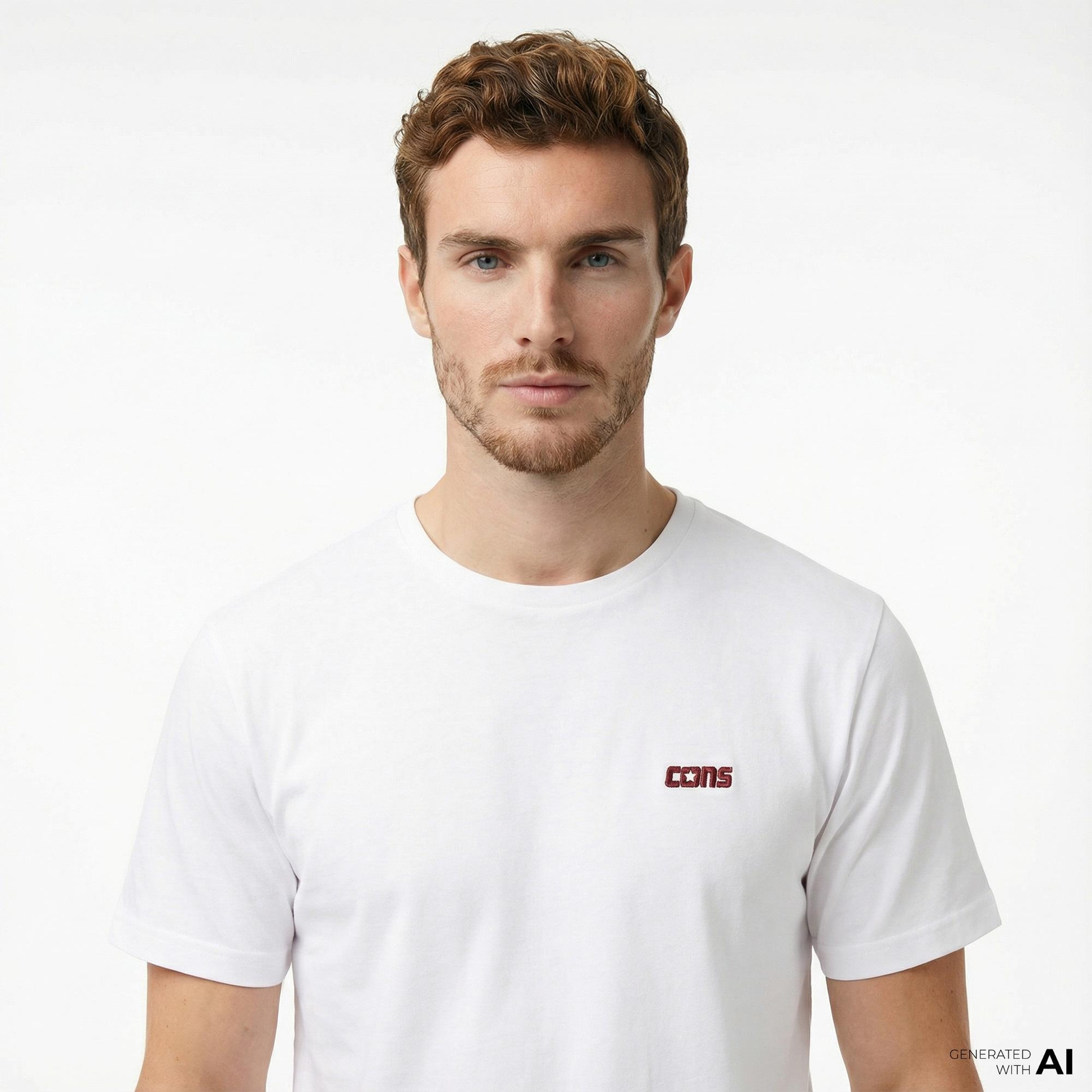 Converse Erkek Beyaz T-Shirt
