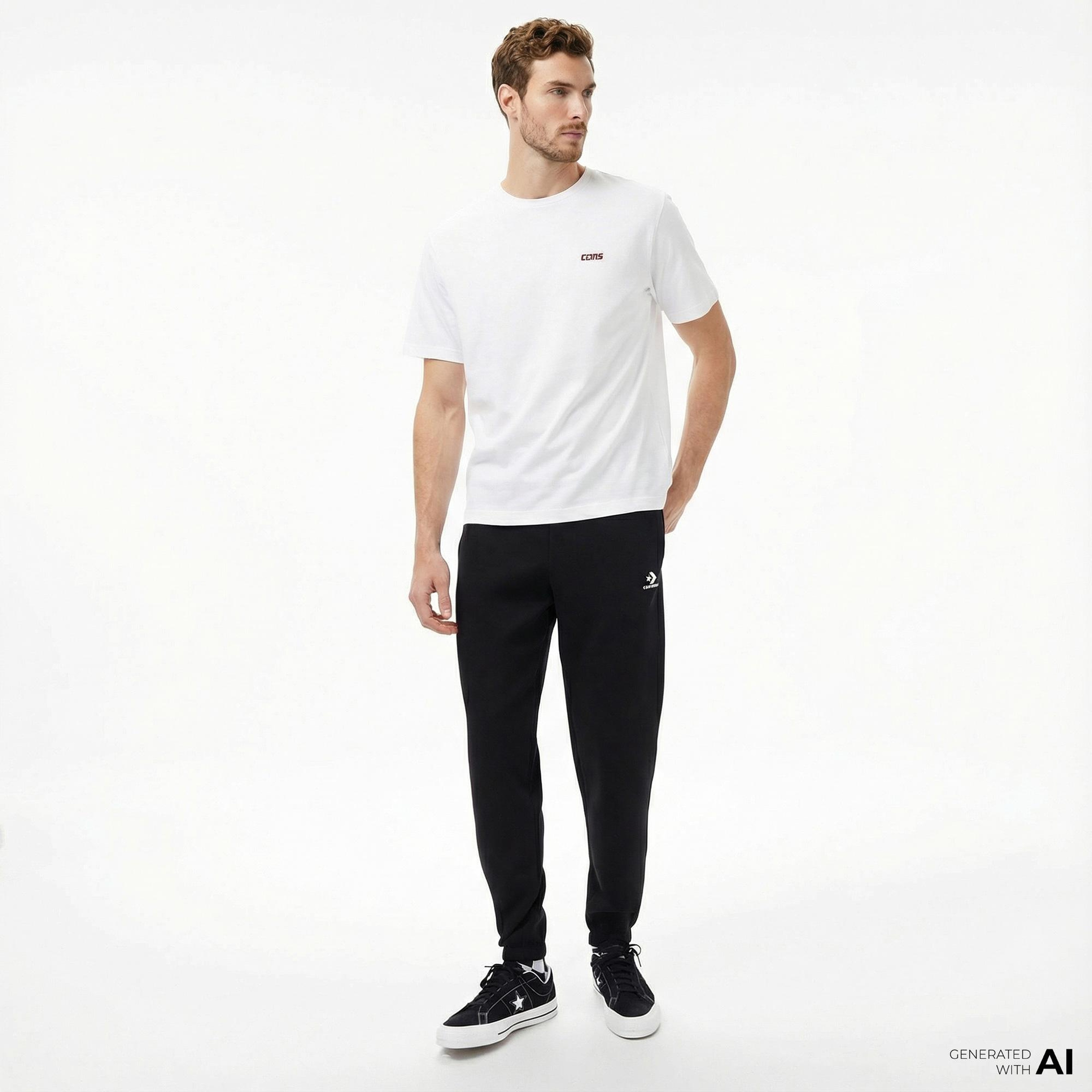 Converse Erkek Beyaz T-Shirt