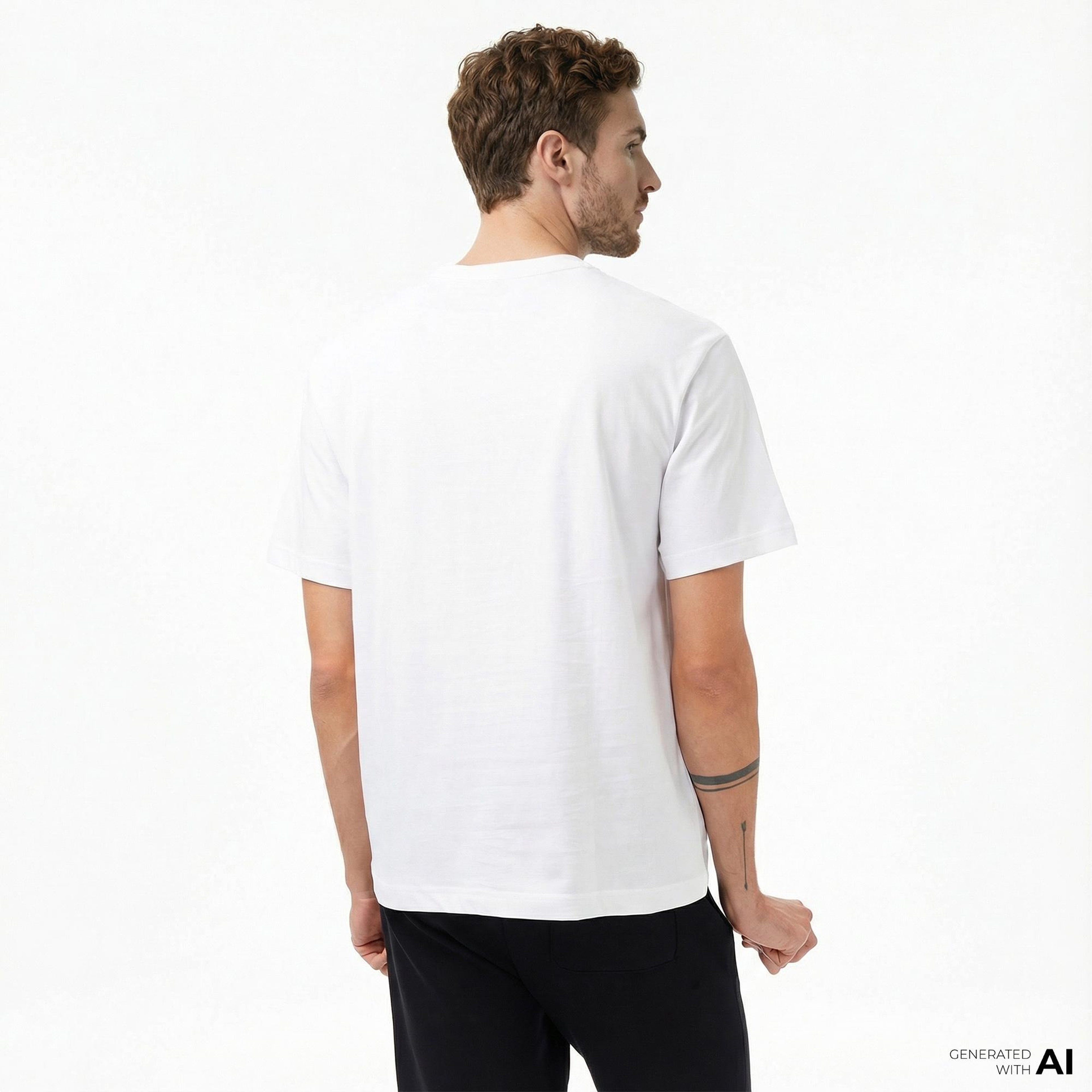 Converse Erkek Beyaz T-Shirt