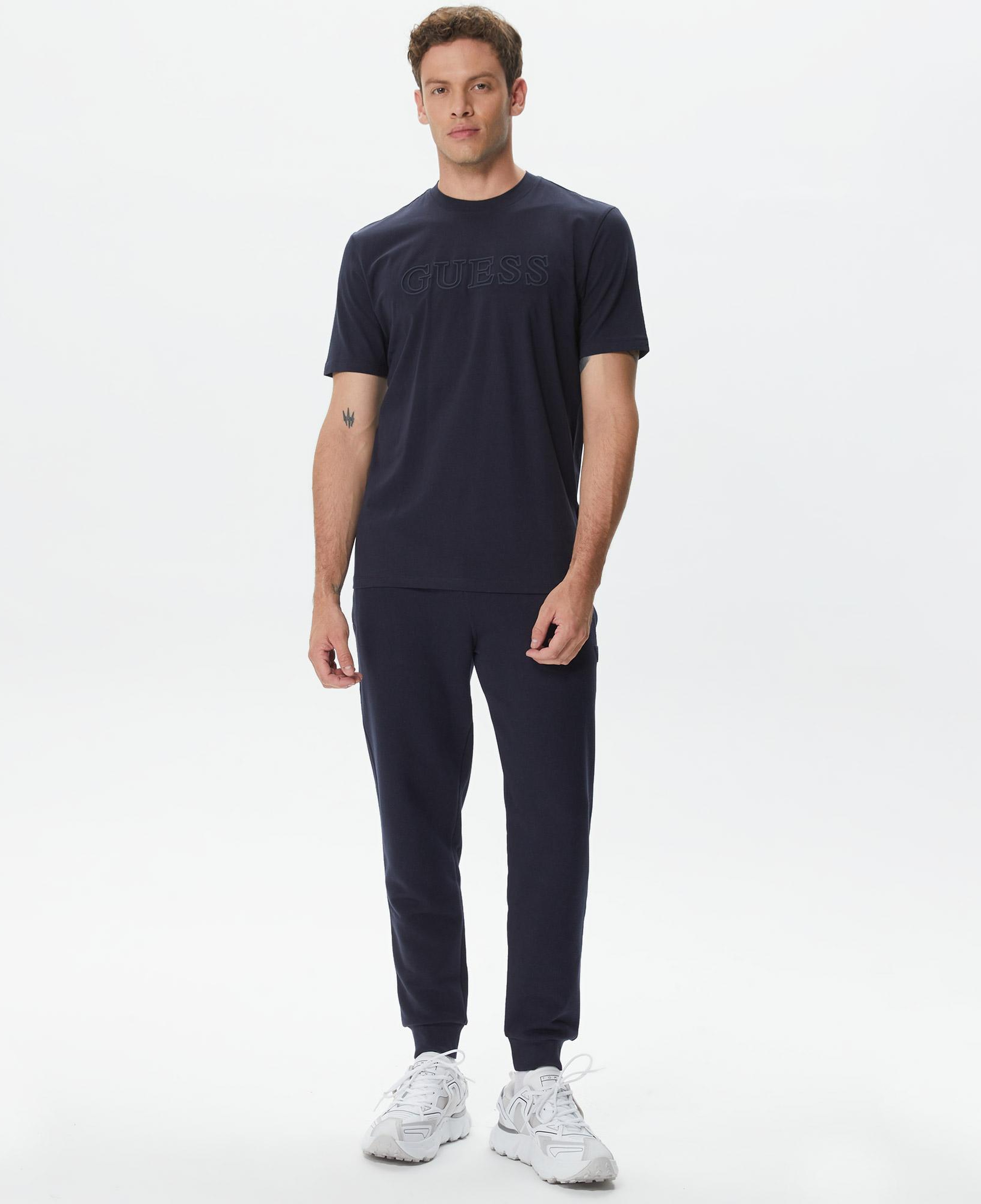 Guess Alphy Erkek Lacivert T-Shirt