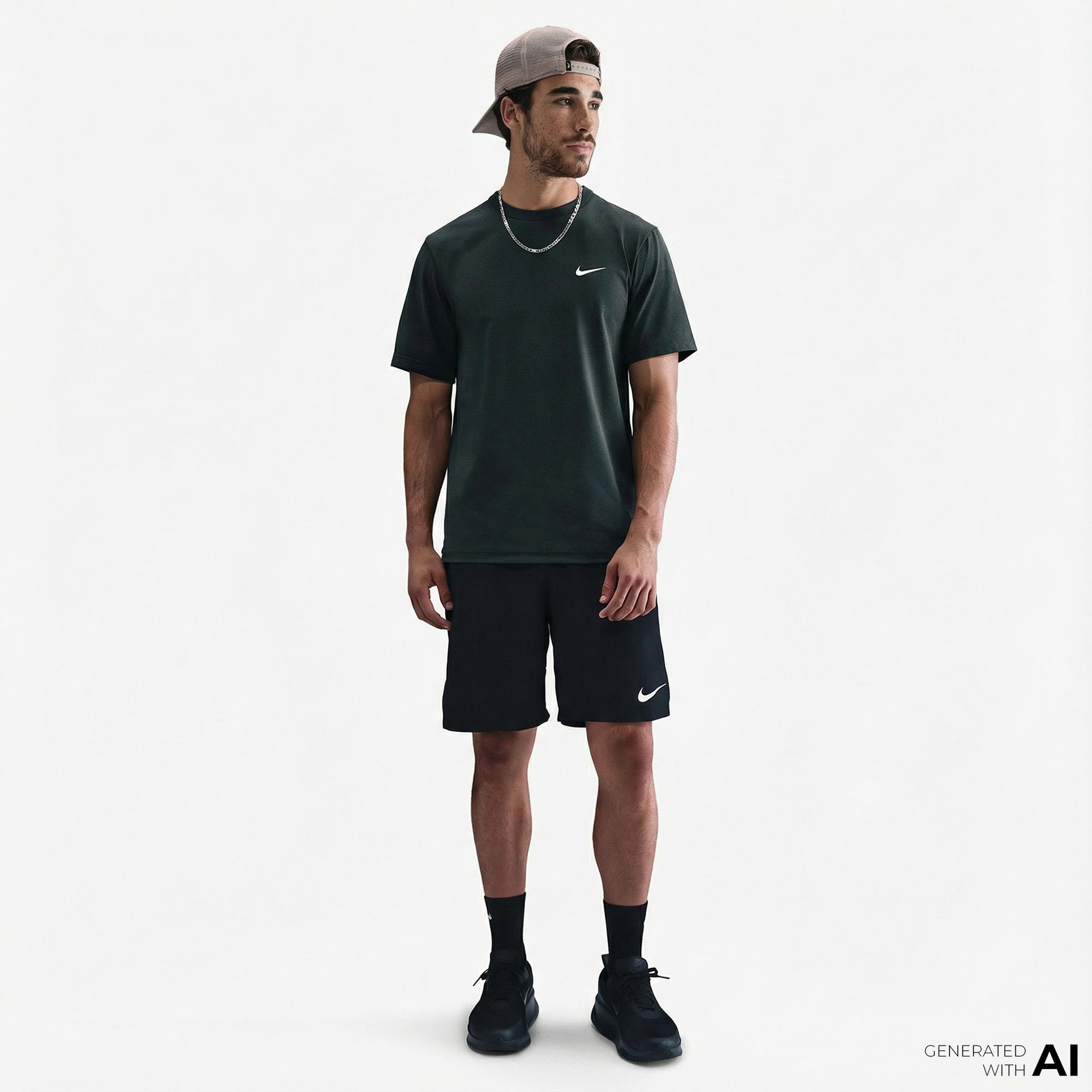 Nike Dri-Fit Hyverse Erkek Yeşil T-Shirt