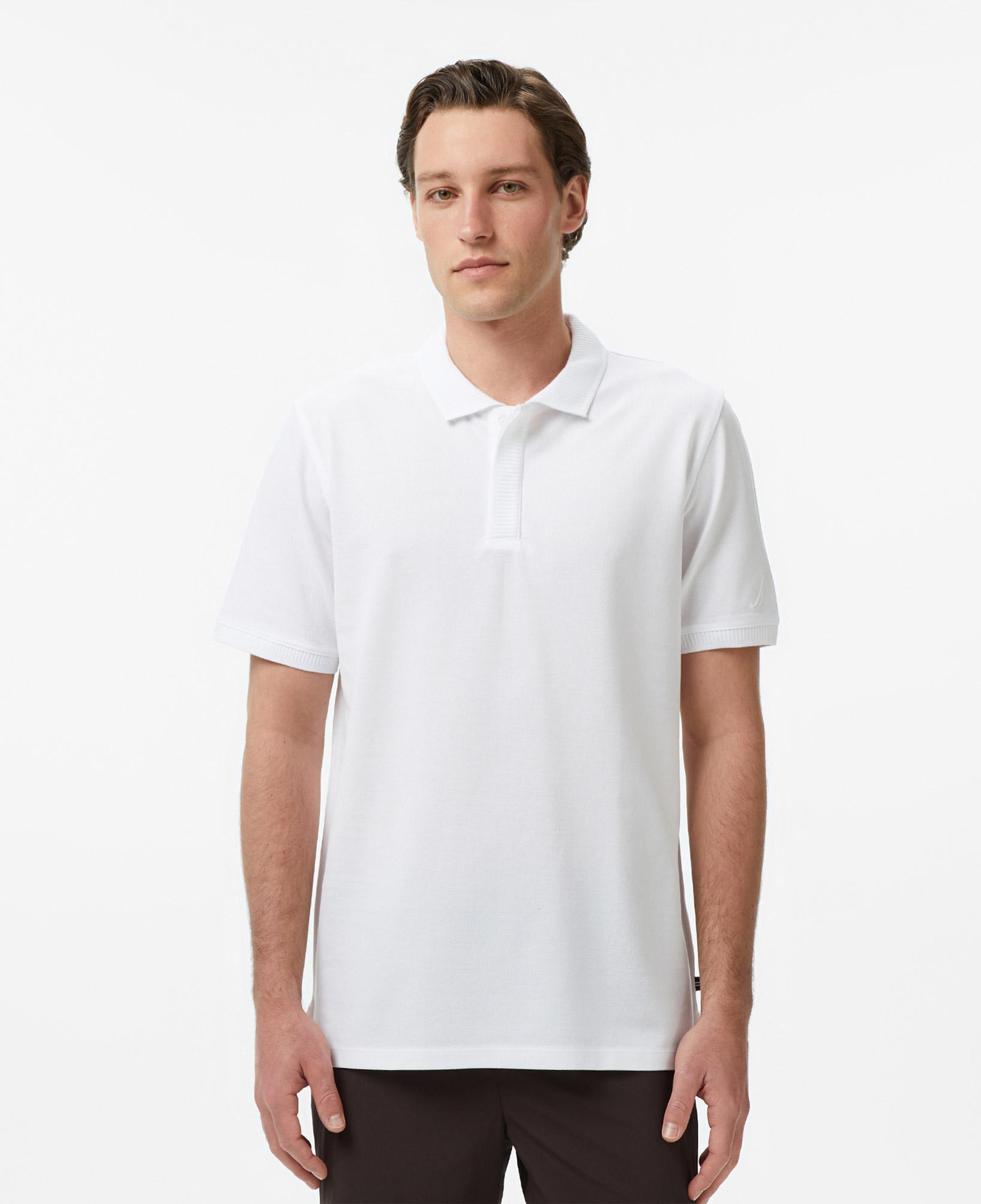 Nautica Erkek Beyaz Regular Fit Polo Yaka T-Shirt