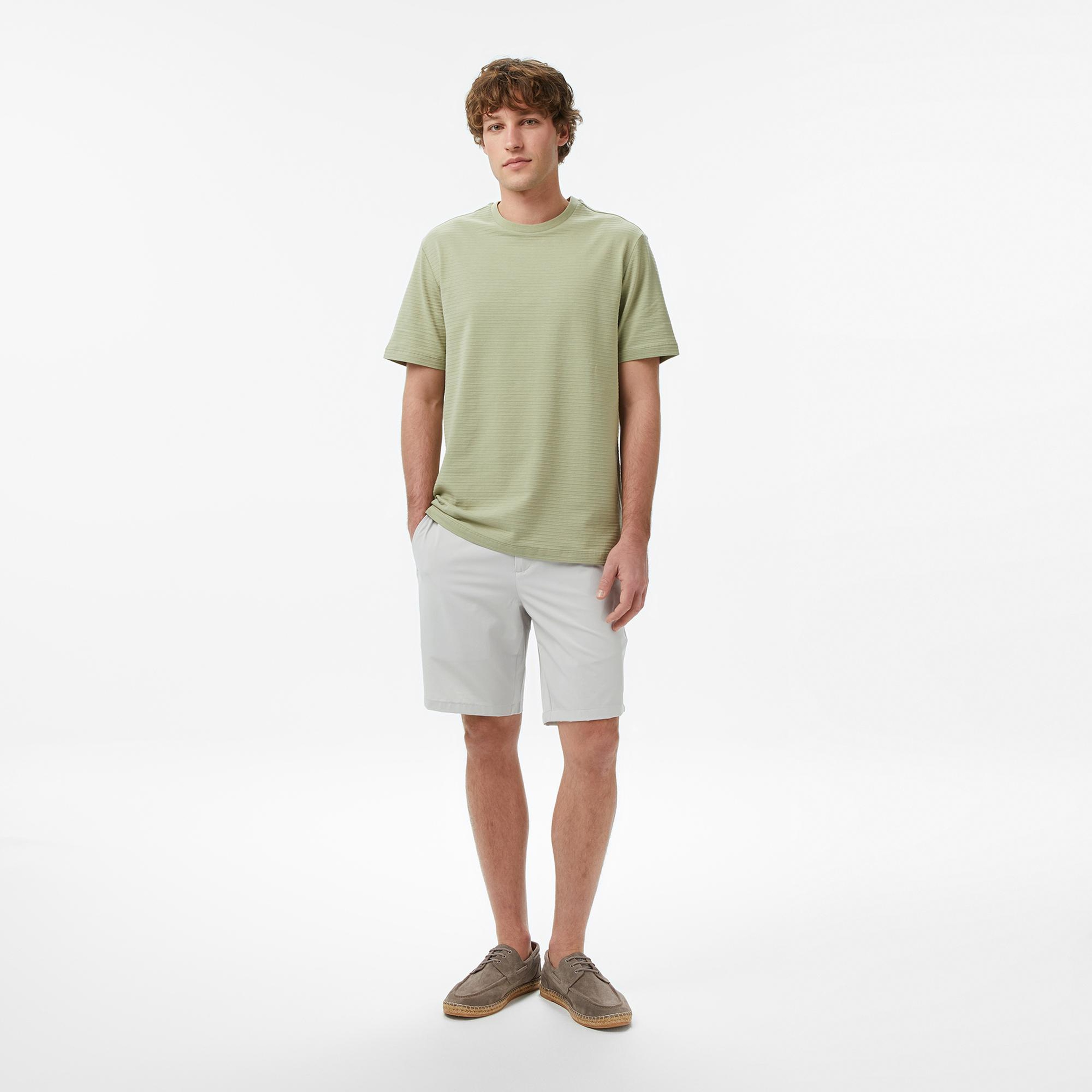 Nautica Erkek Gri Regular Fit Şort