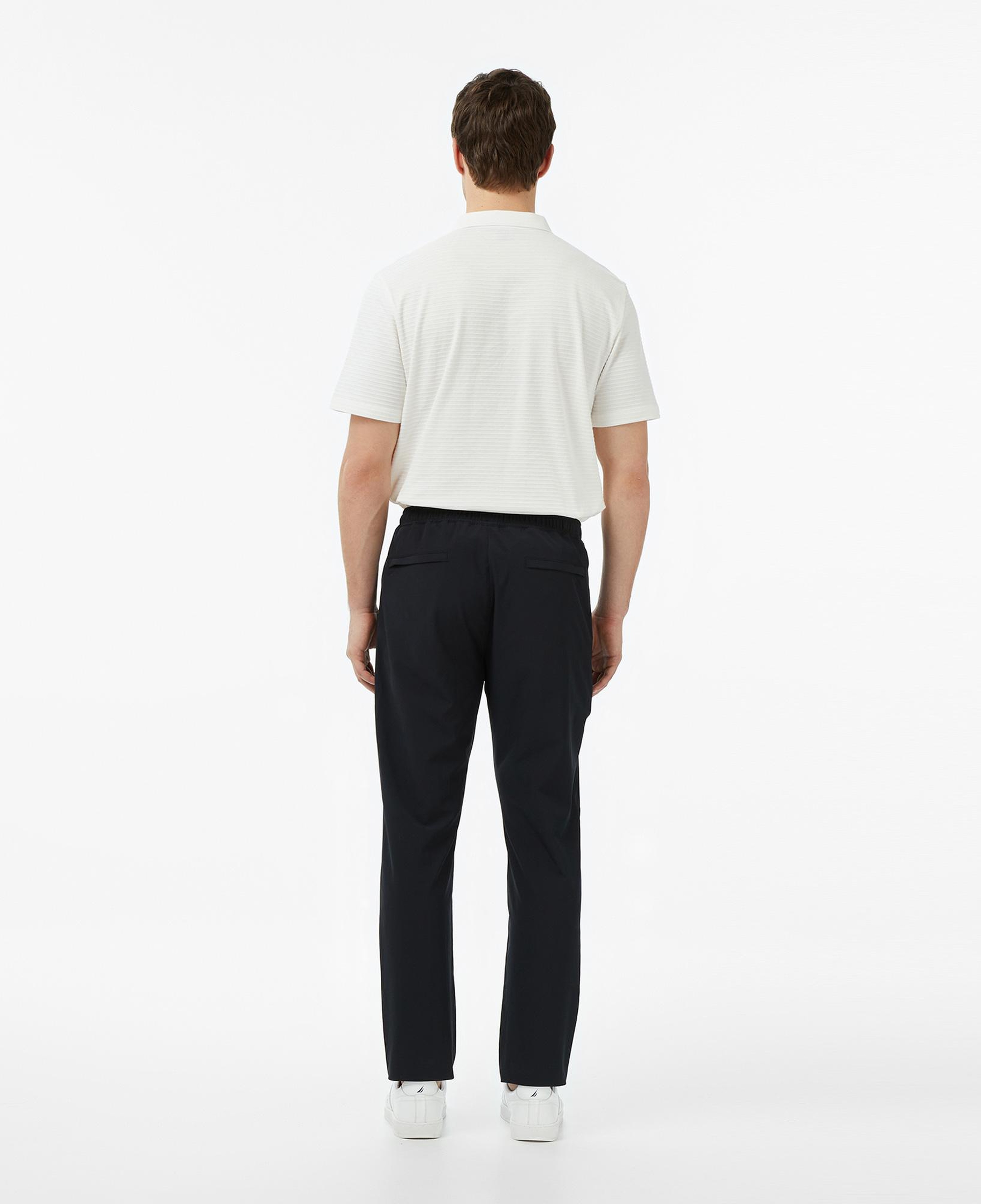 Nautica Erkek Siyah Slim Fit Teknik Pantolon