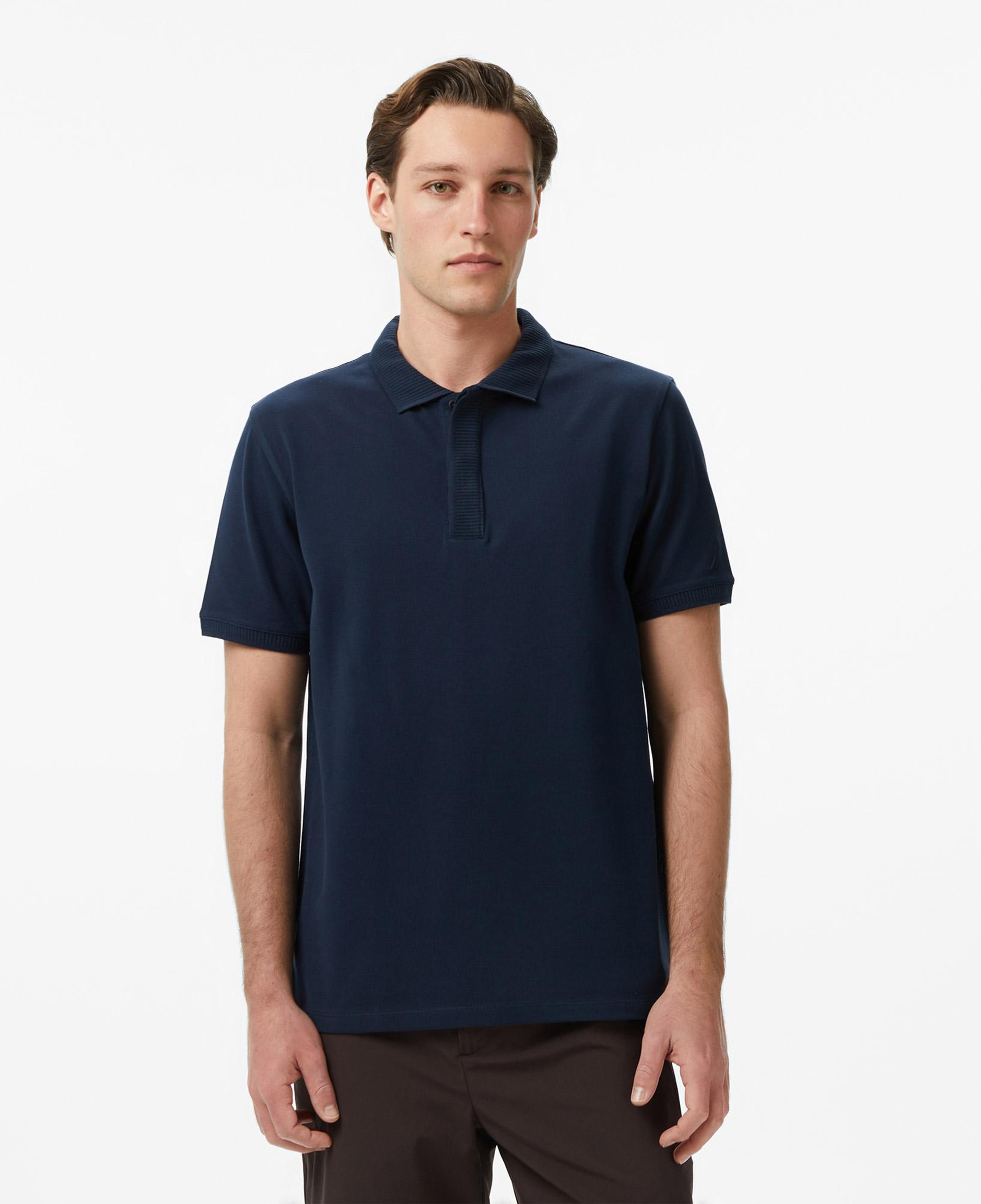 Nautica Erkek Lacivert Regular Fit Polo Yaka T-Shirt